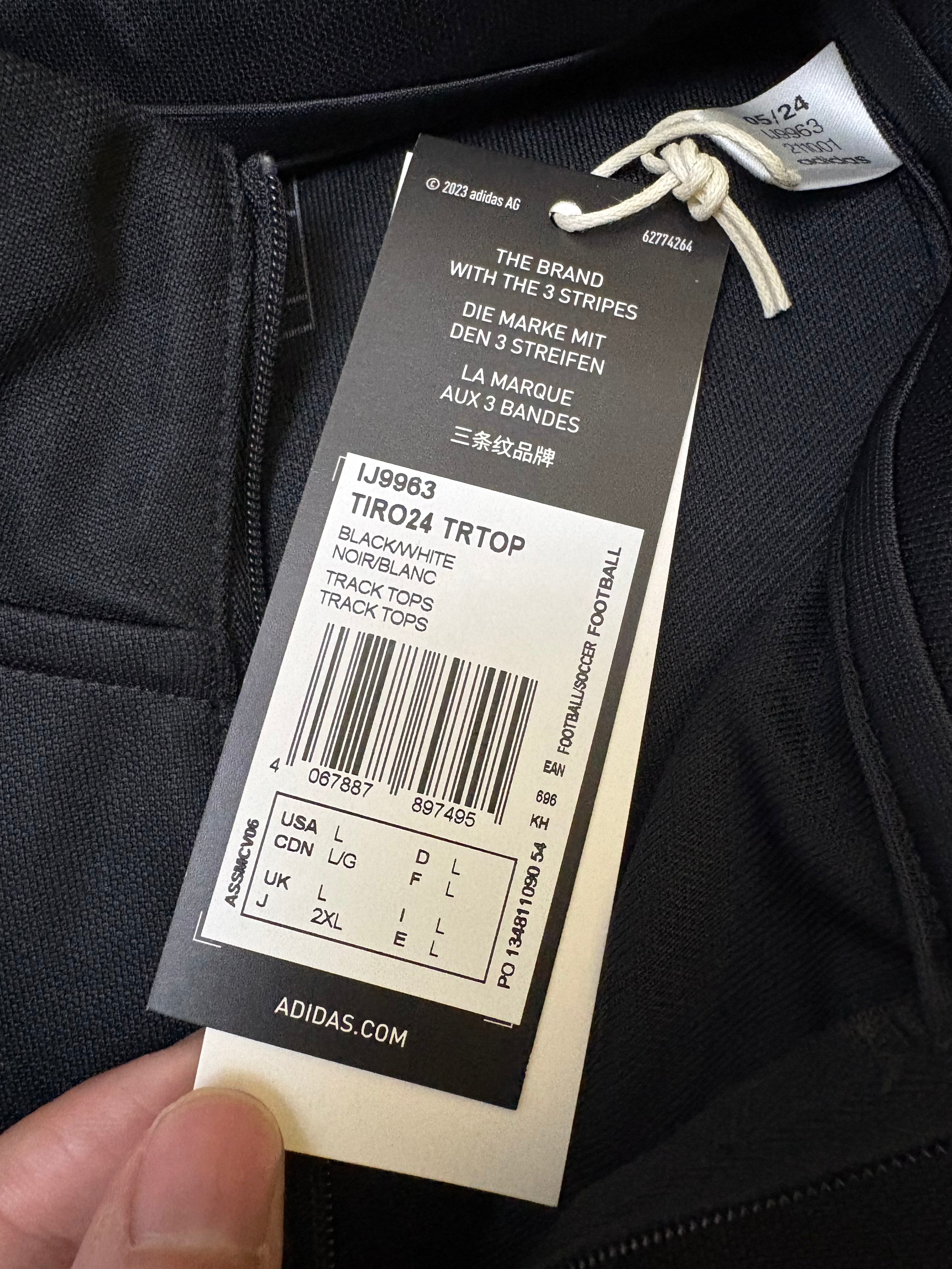 Sudadera de entrenamiento Adidas Tiro 24 (CON ESCUDO DEL REAL MADRID APLICADO)