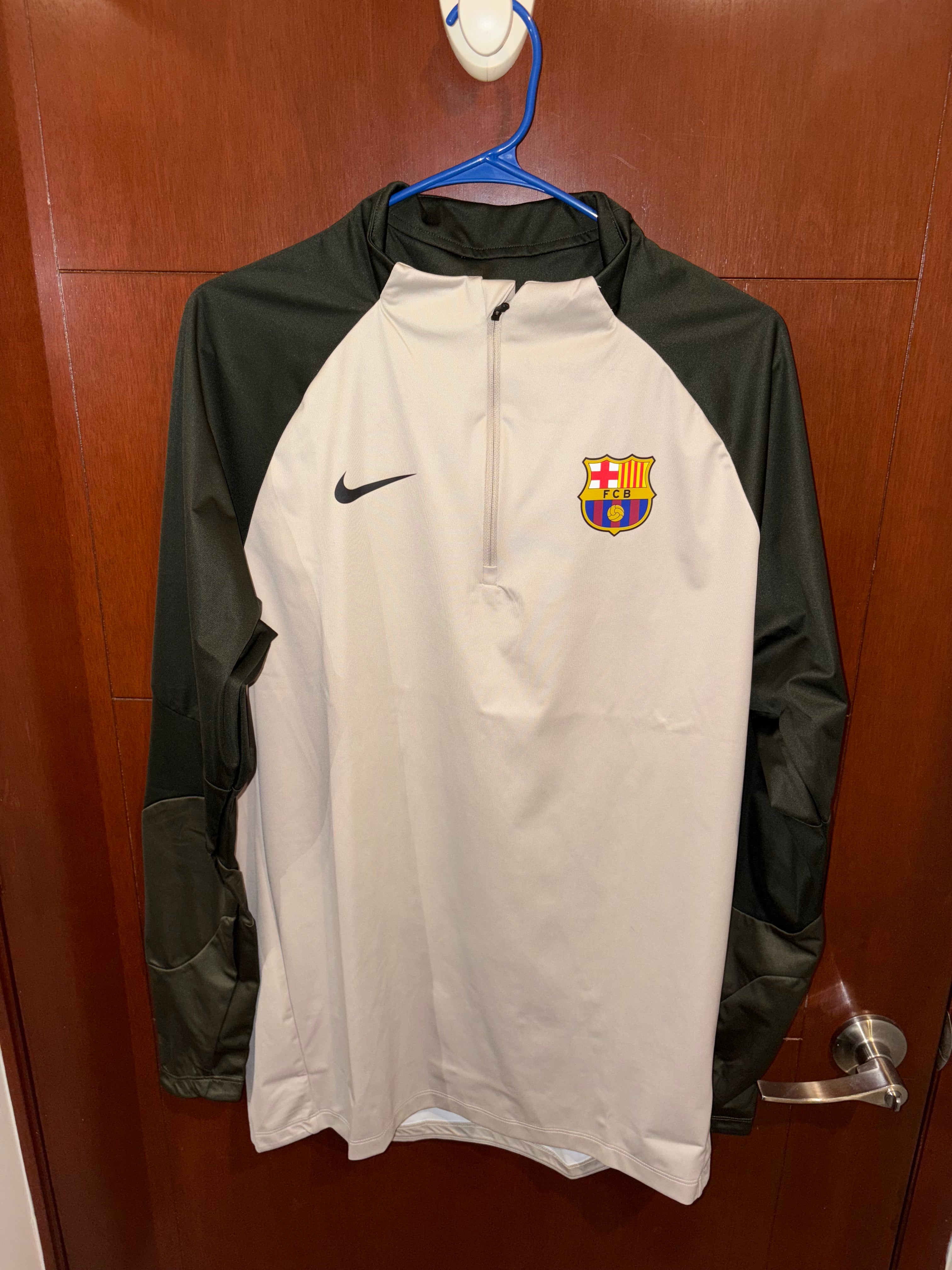 Sudadera de entrenamiento impermeable con cierre 1/4 (Storm-fit) FC Barcelona