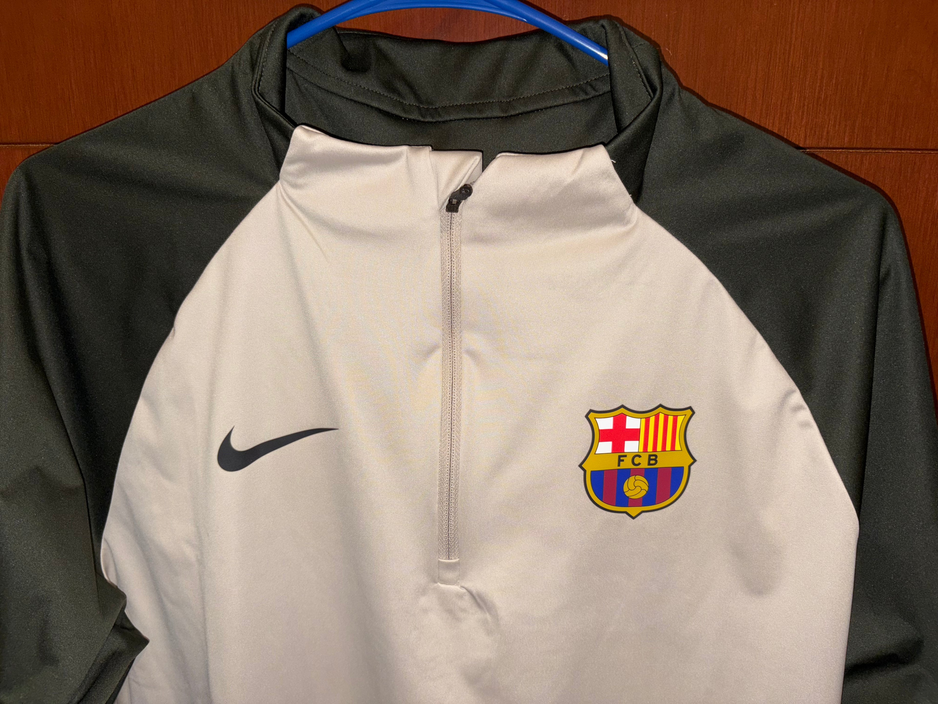 Sudadera de entrenamiento impermeable con cierre 1/4 (Storm-fit) FC Barcelona