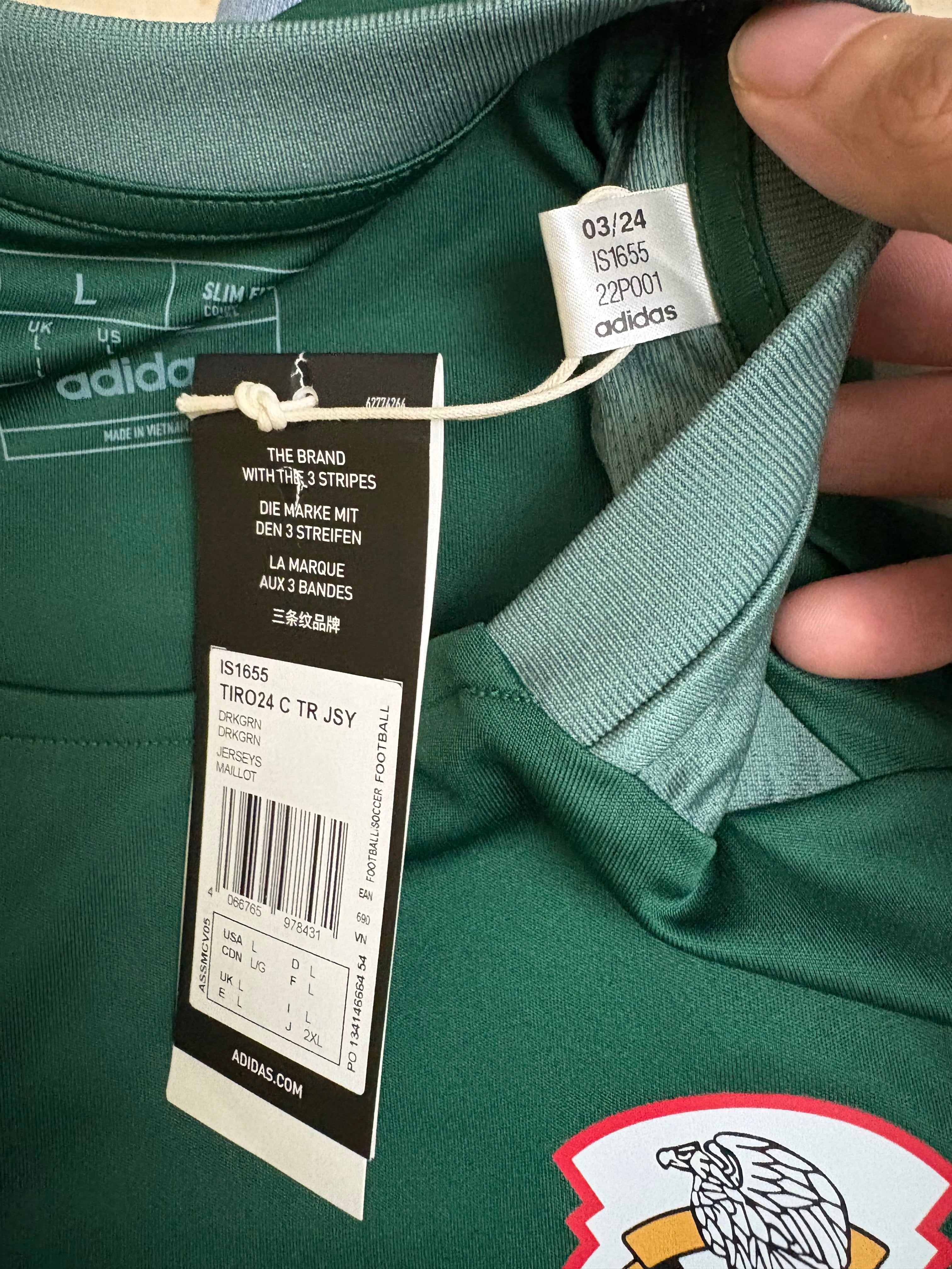 Jersey de entrenamiento Tiro 24 Competition (CON ESCUDO SELECCIÓN NACIONAL DE MÉXICO APLICADO)