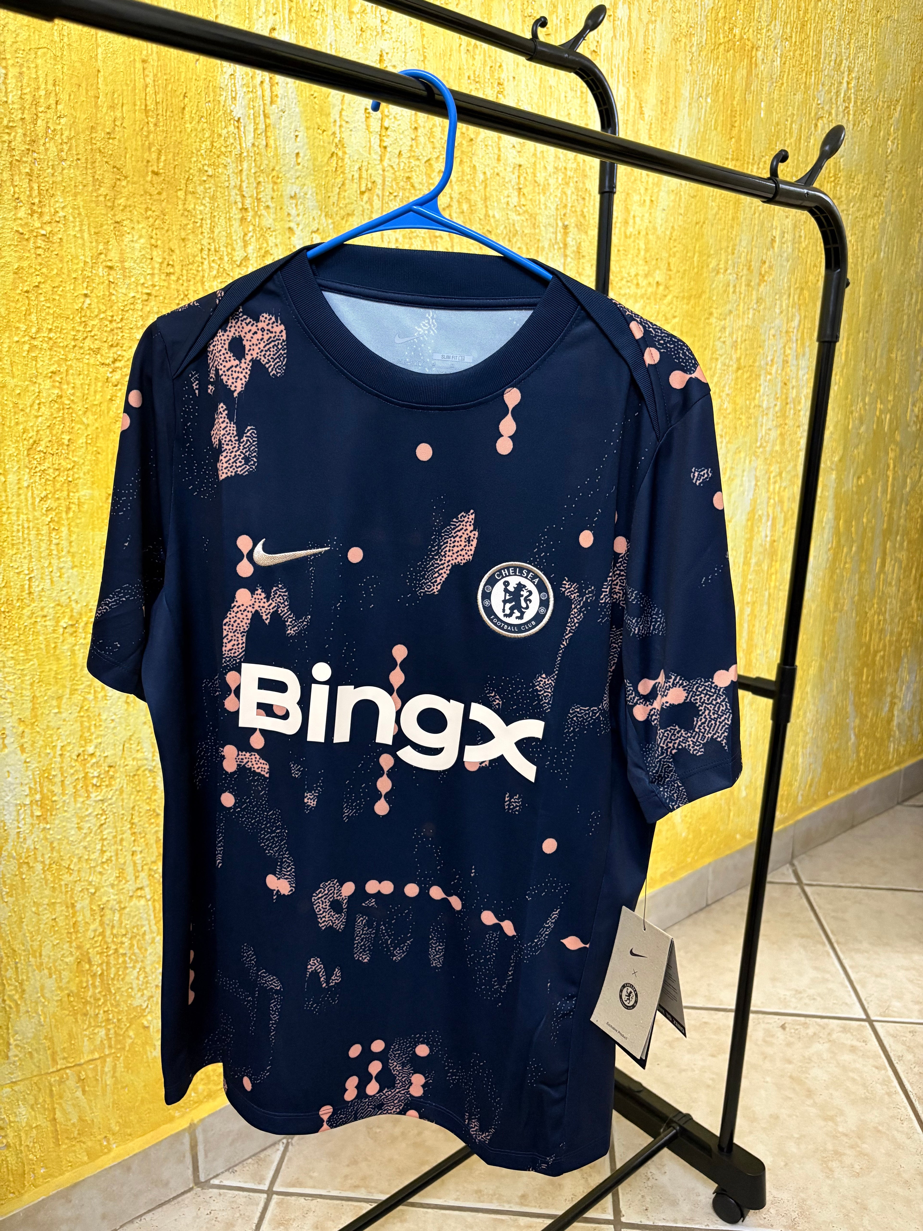 Jersey prematch Chelsea Football Club