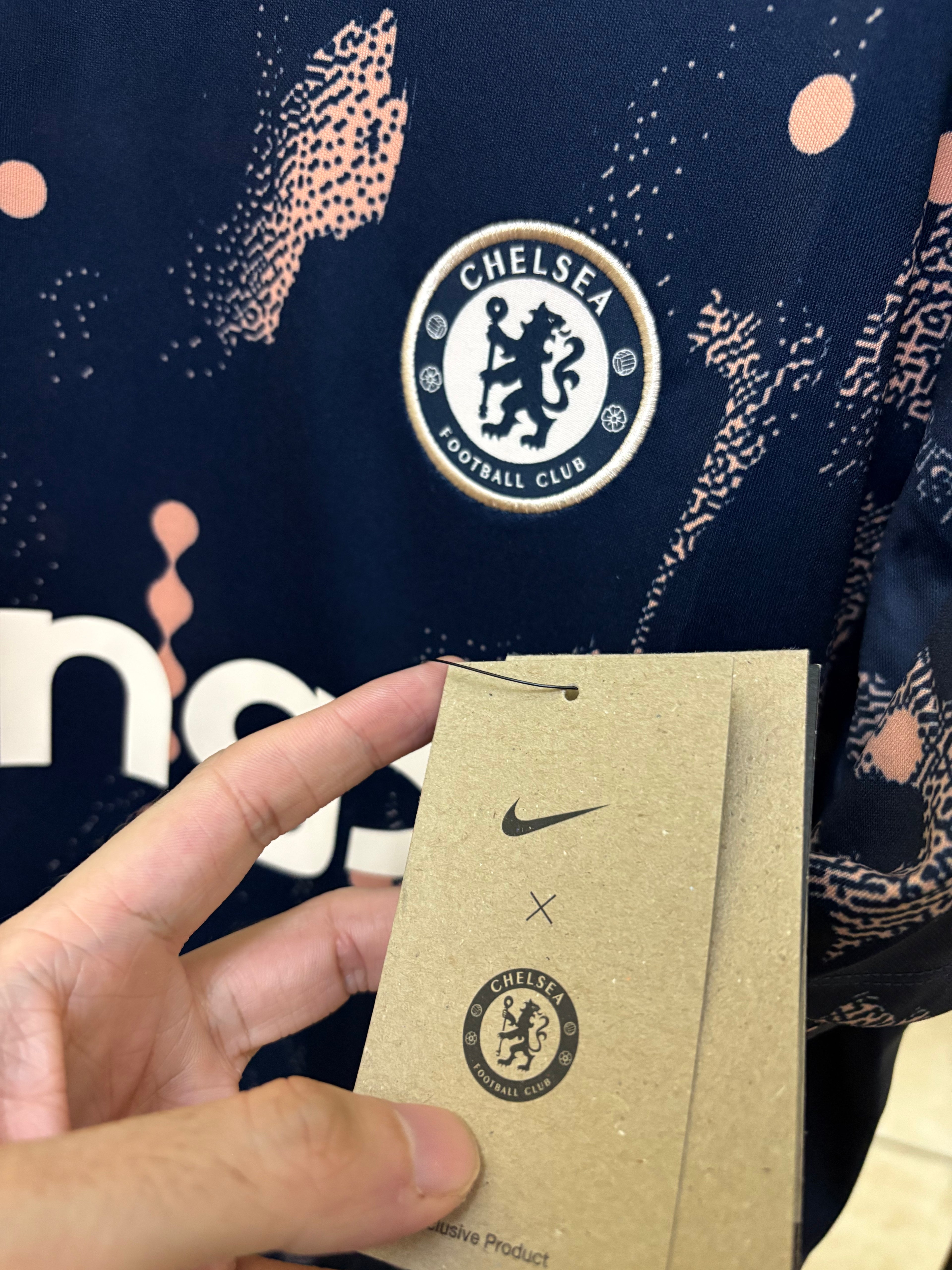 Jersey prematch Chelsea Football Club