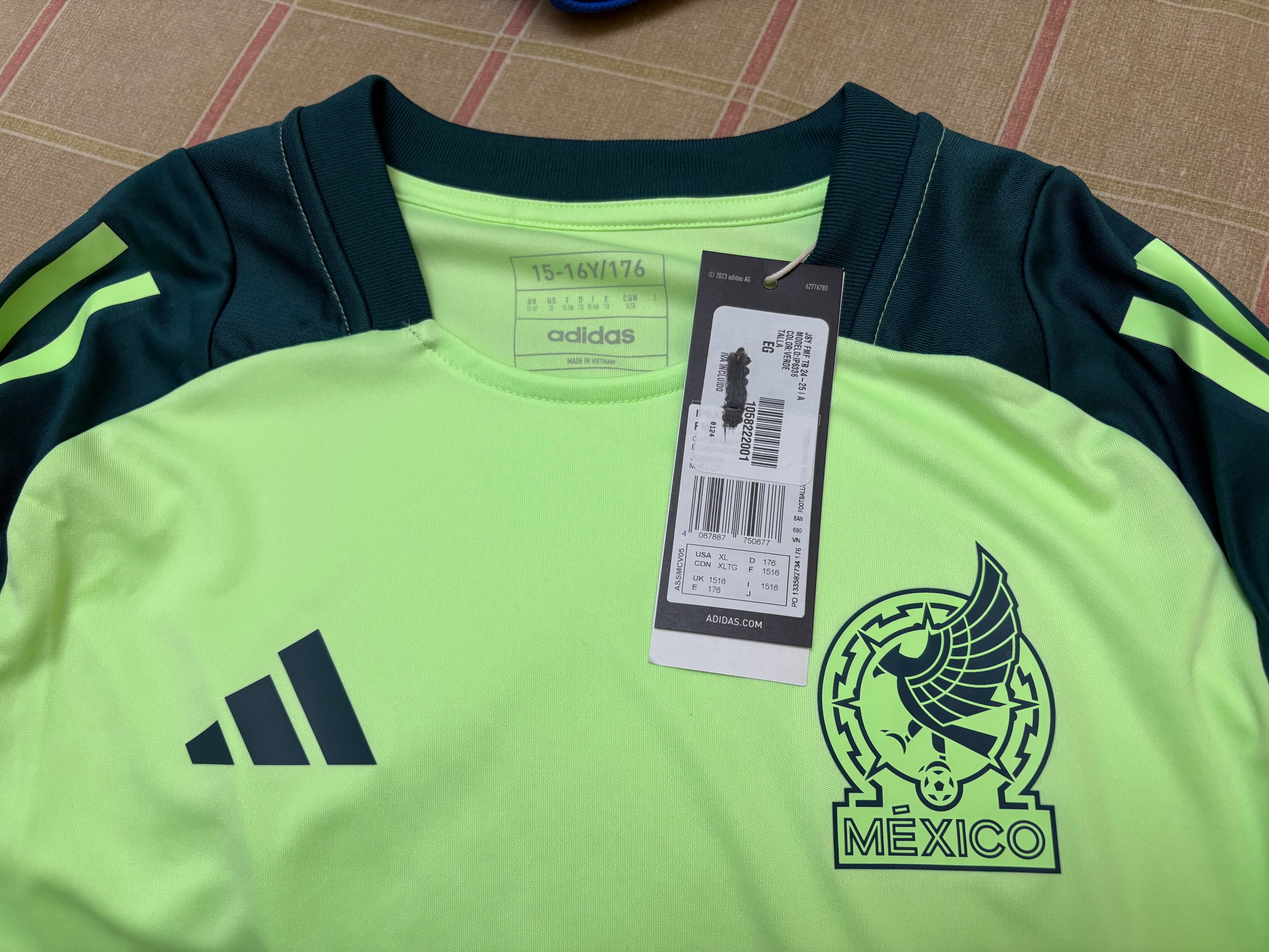 Jersey de entrenamiento Selección Nacional de México (PARA NIÑOS)