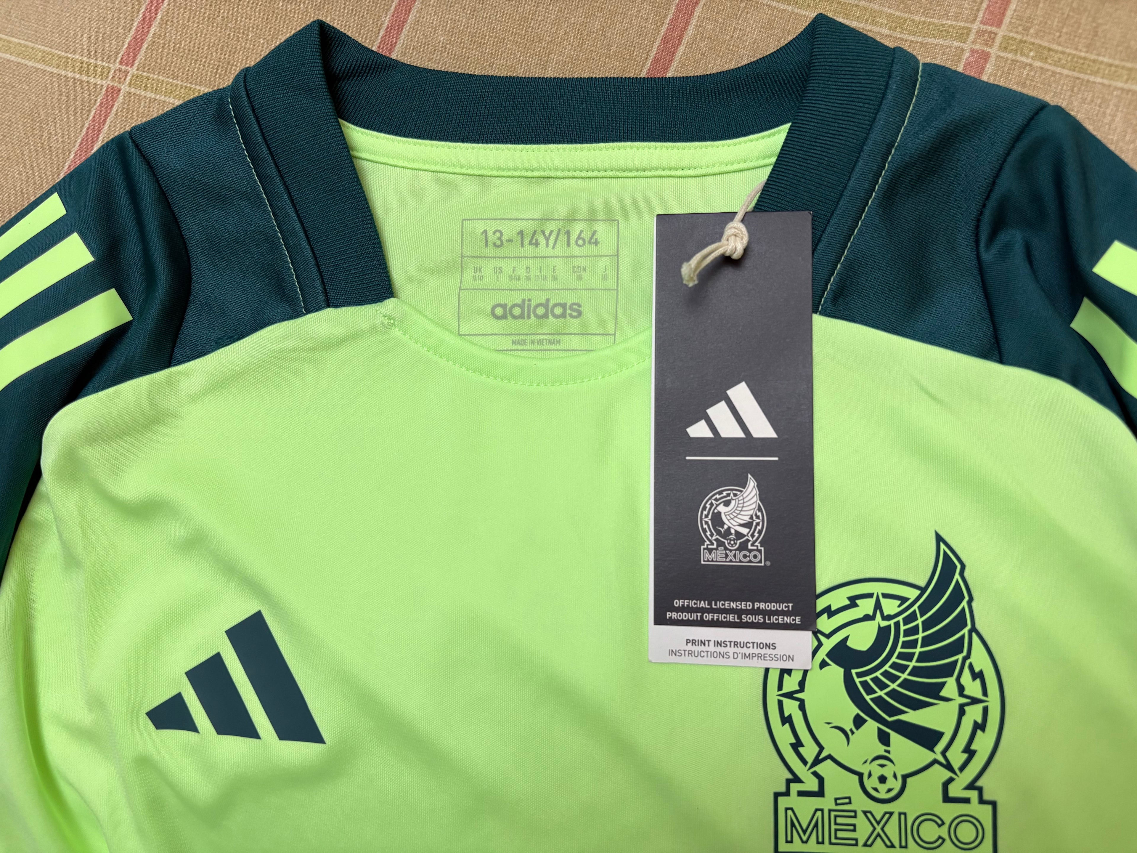 Jersey de entrenamiento Selección Nacional de México (PARA NIÑOS)