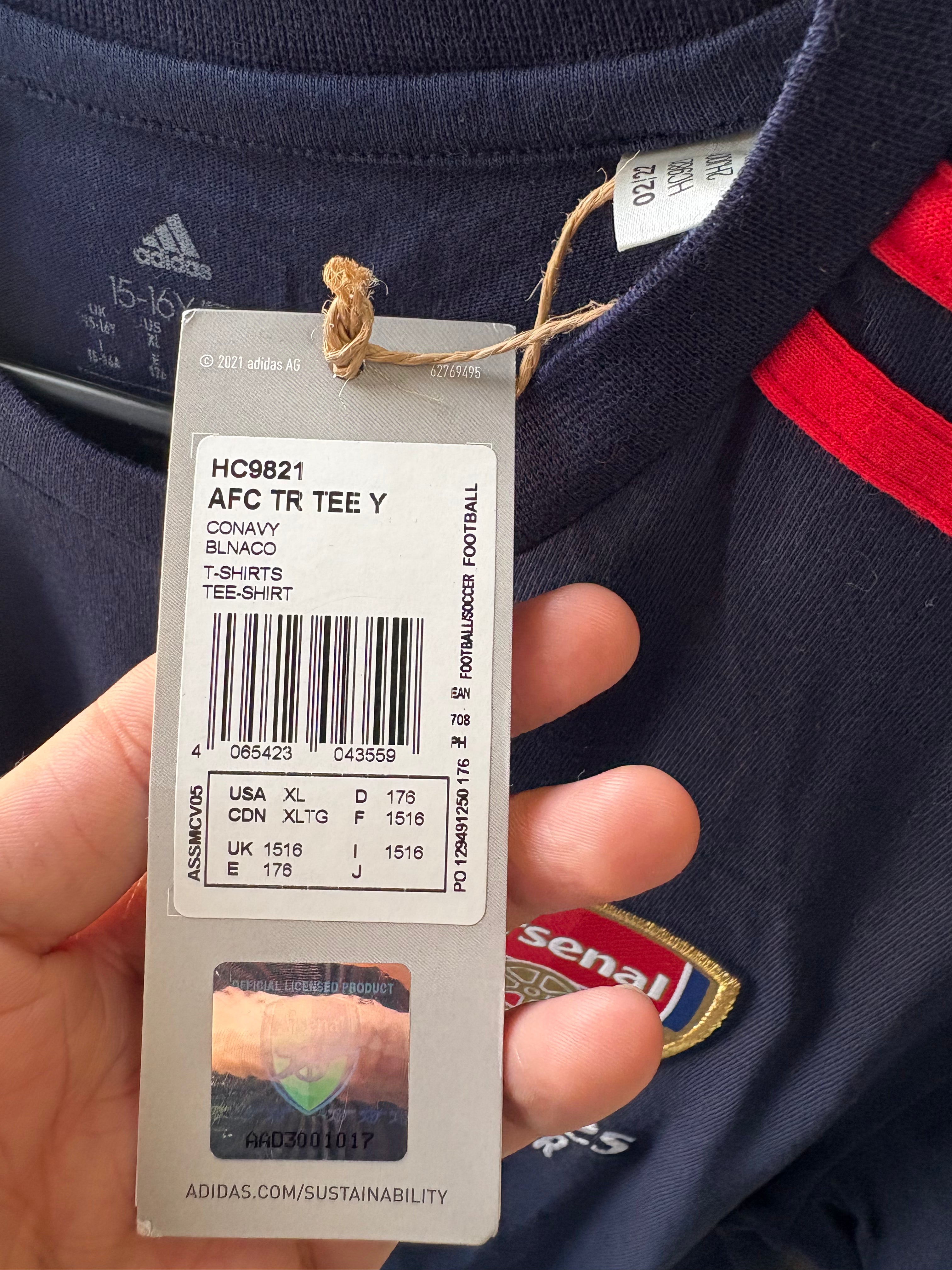 Camiseta de entrenamiento Arsenal (PARA NIÑOS)