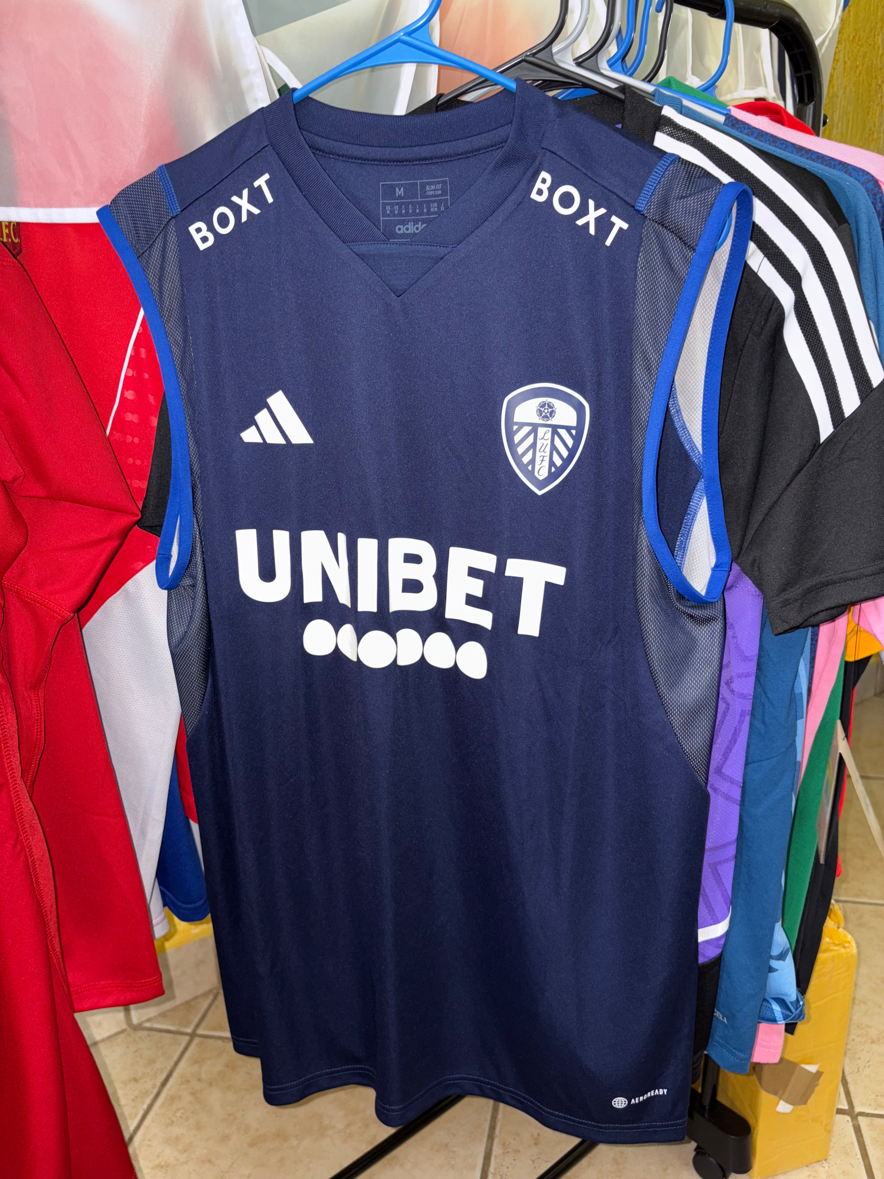 Jersey de entrenamiento sin mangas (musculosa) de utilería Leeds United