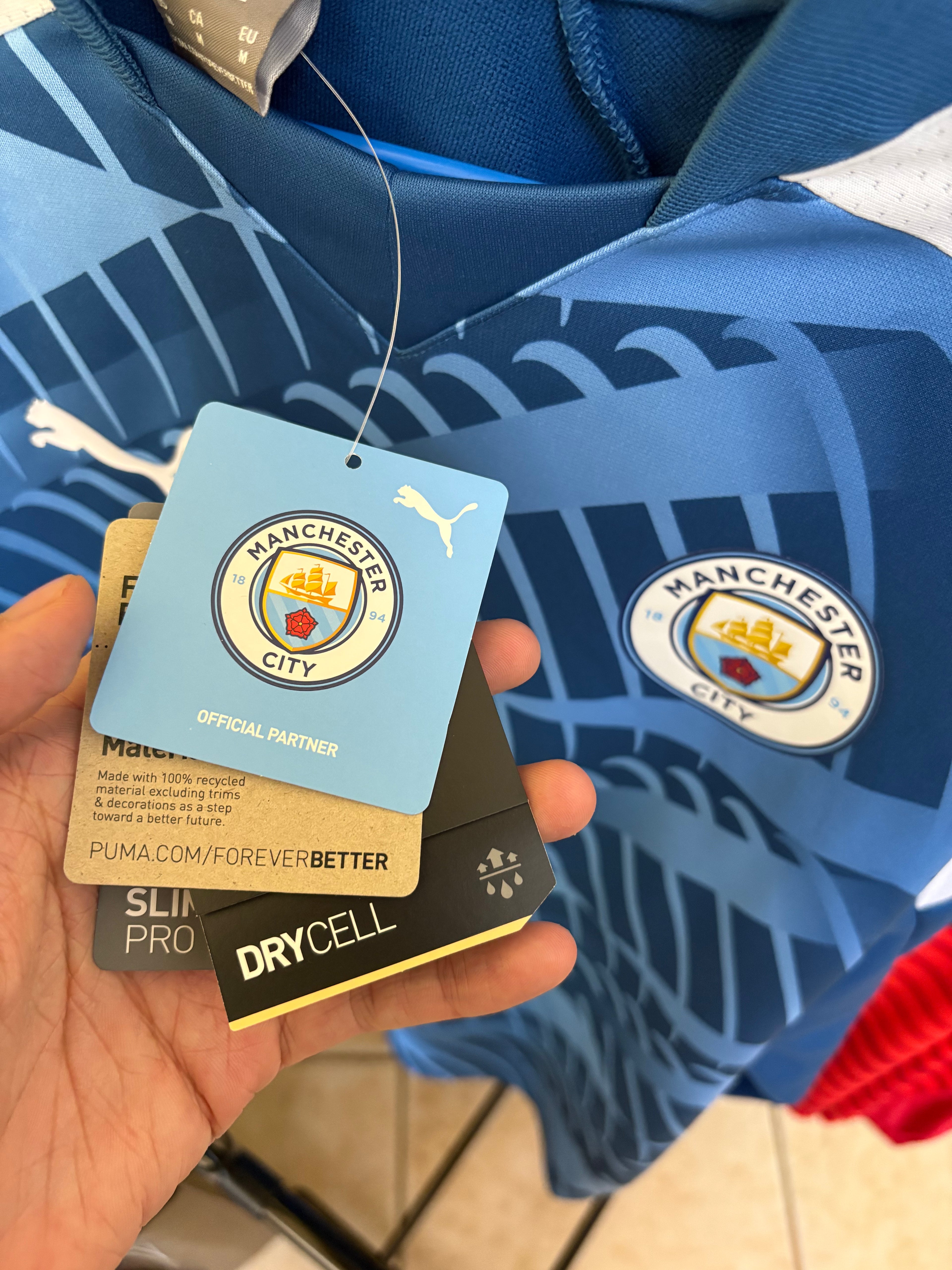 Sudadera prematch Manchester City