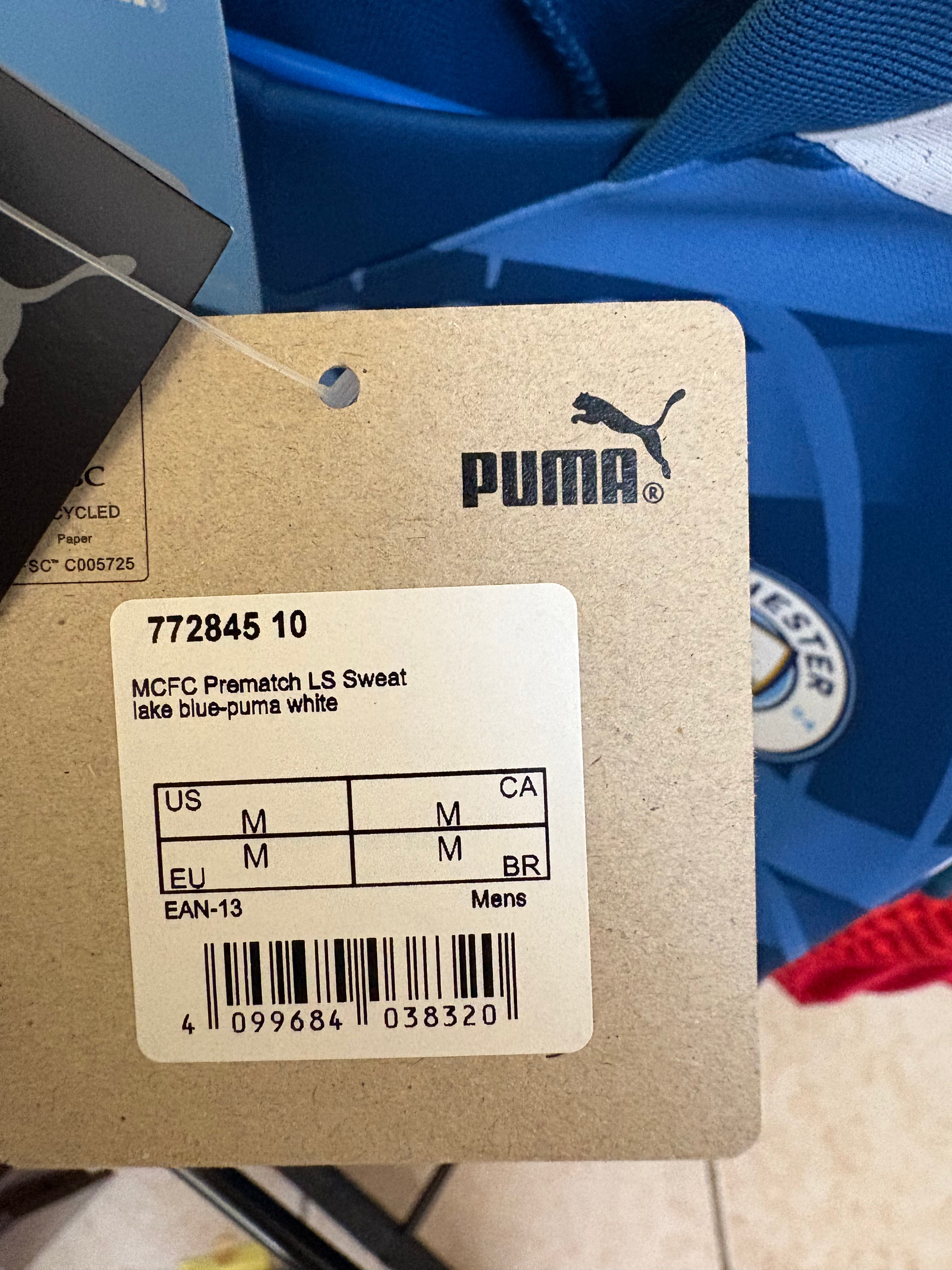 Sudadera prematch Manchester City