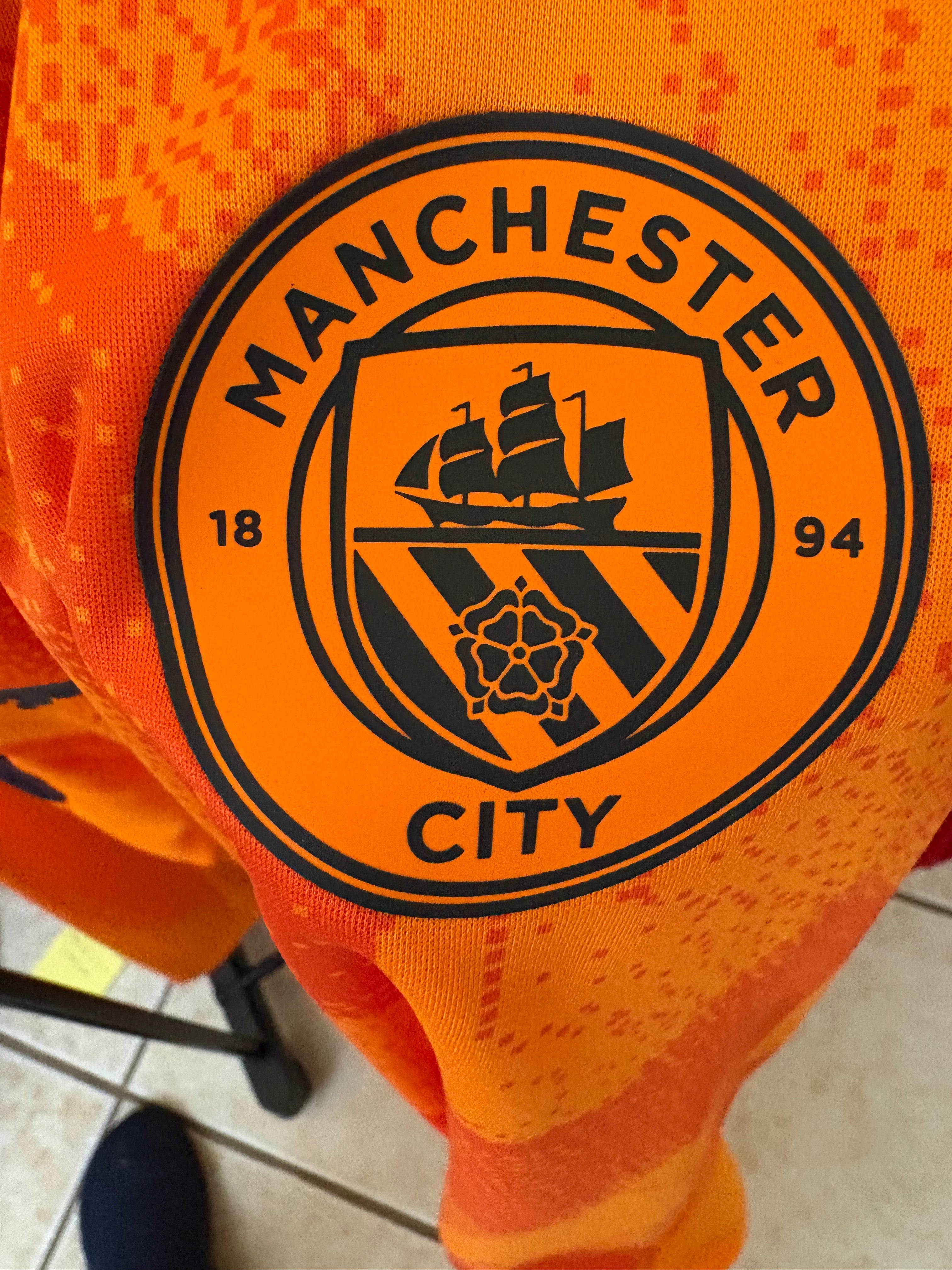 Sudadera de entrenamiento Pre-match Manchester City.