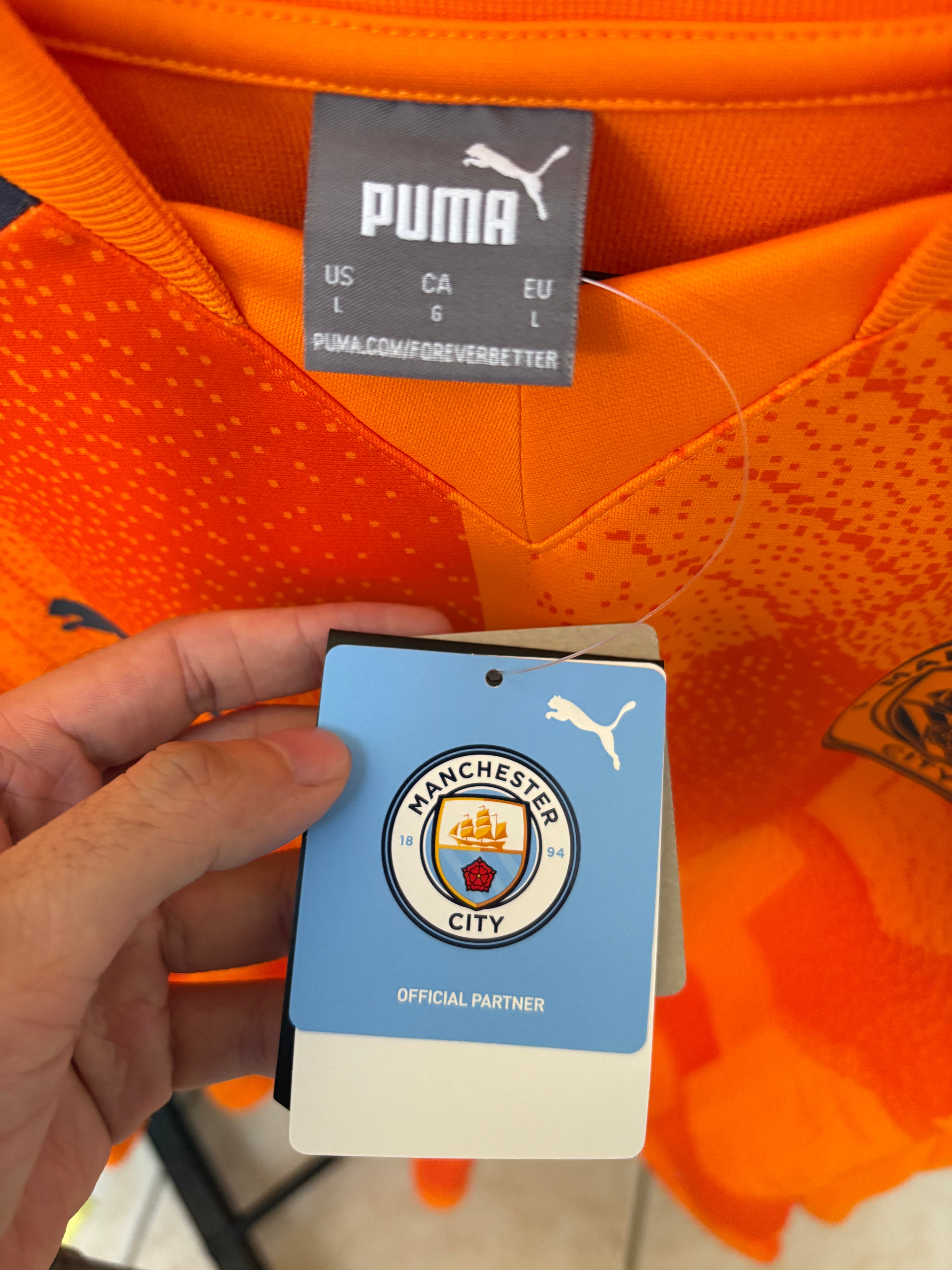Sudadera de entrenamiento Pre-match Manchester City.