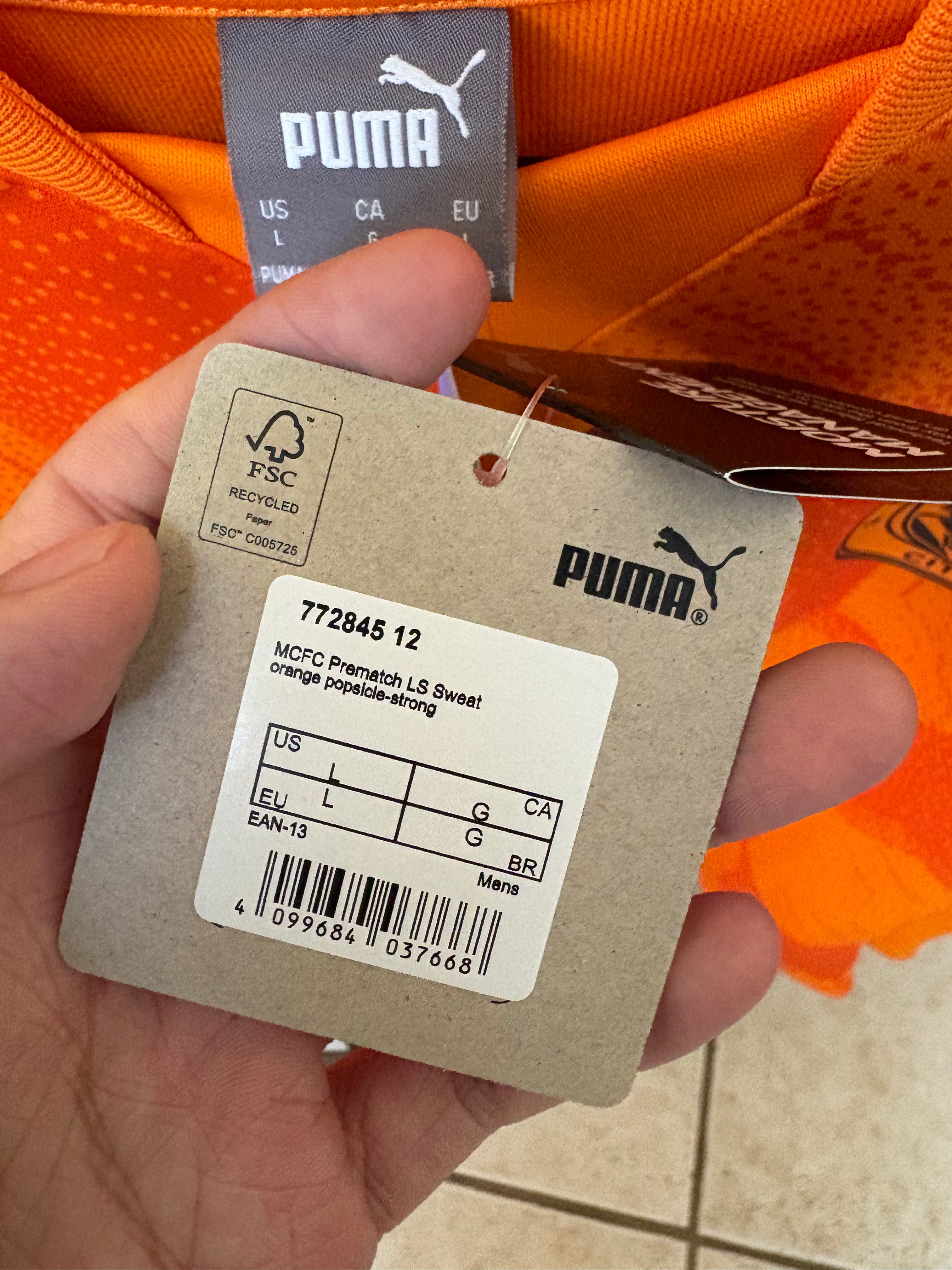 Sudadera de entrenamiento Pre-match Manchester City.