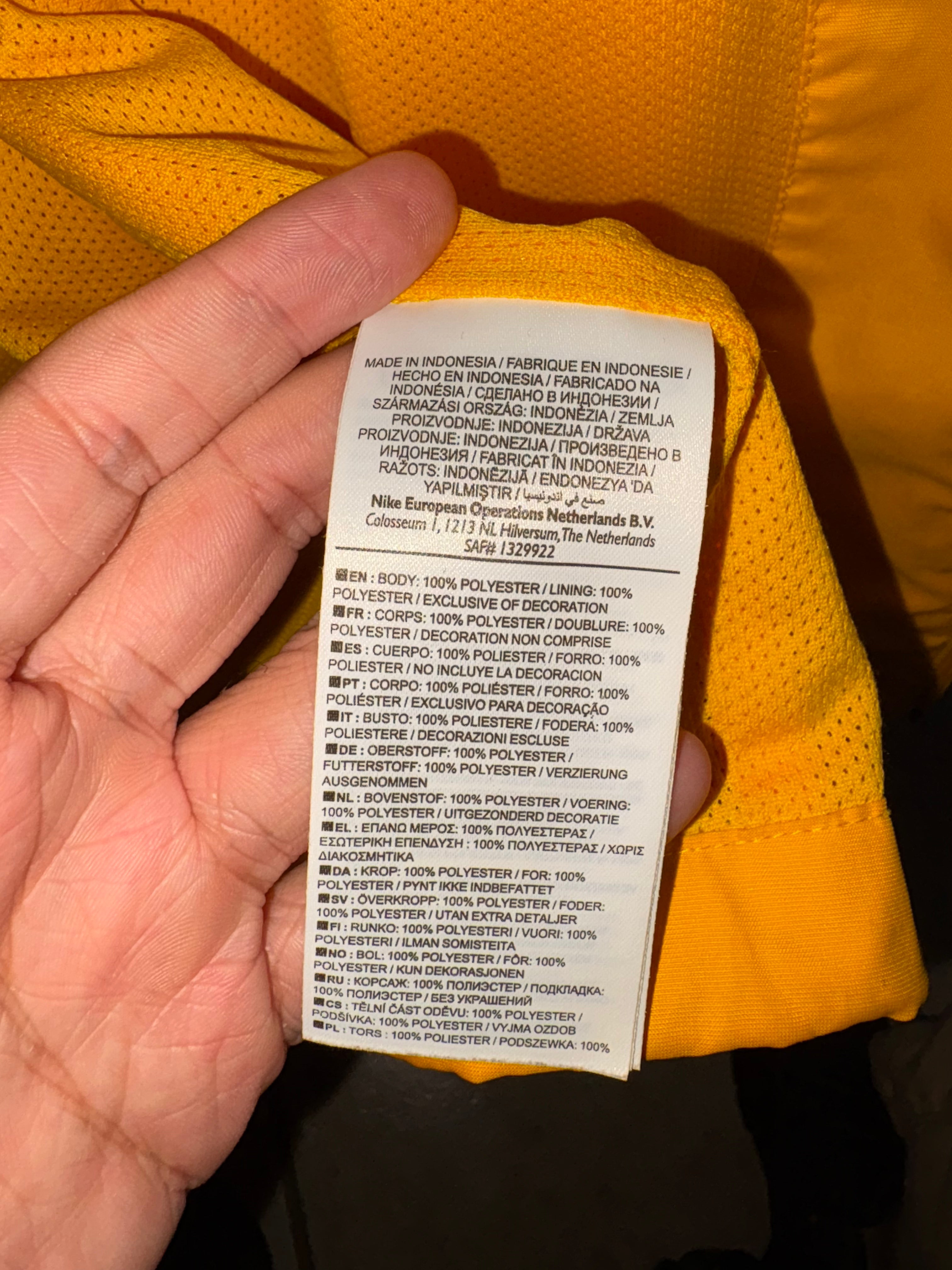 Chamarra impermeable con cierre FC Barcelona