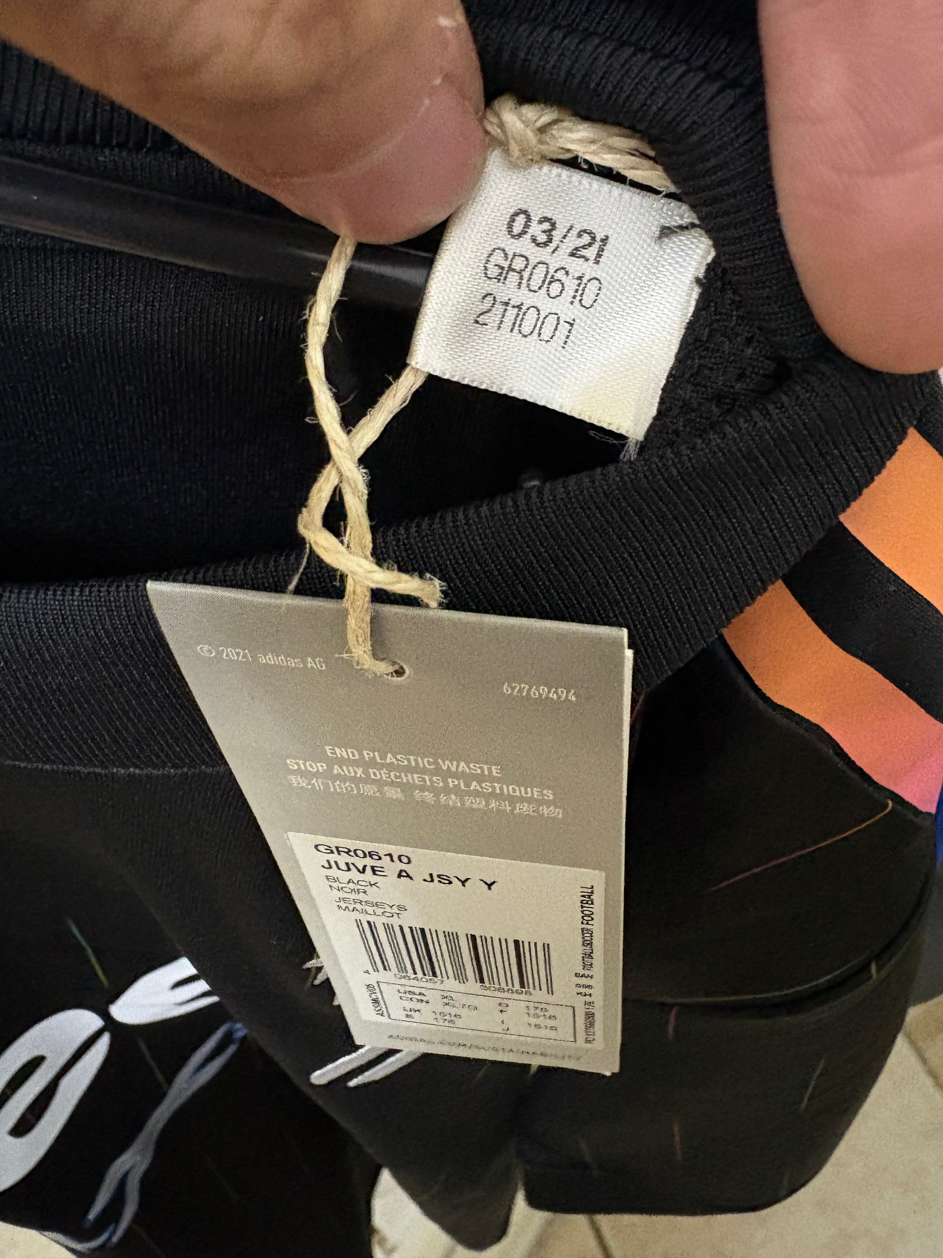 Jersey visitante Juventus (PARA NIÑOS)