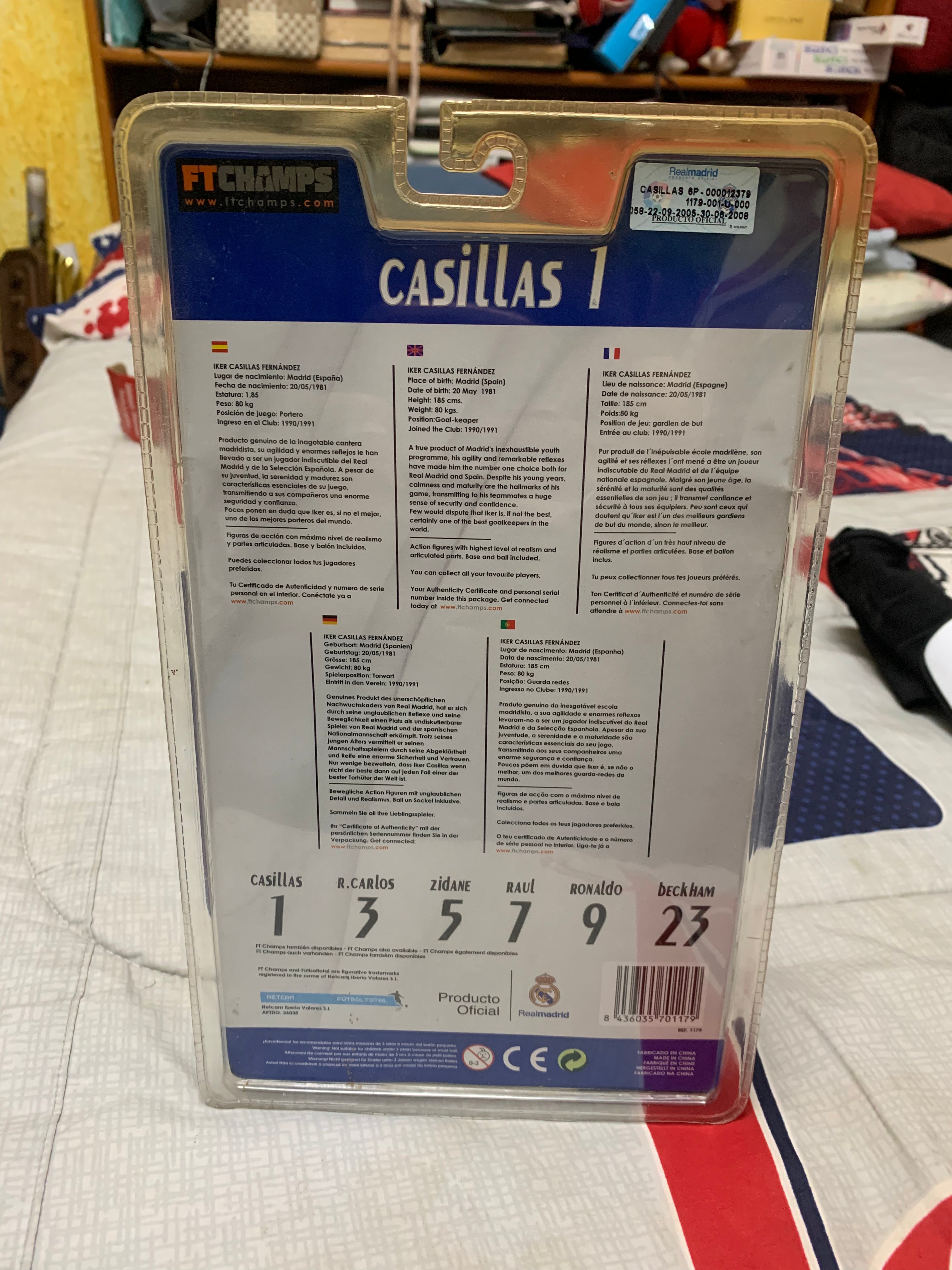 Figura de colección FT Champs Iker Casillas Real Madrid