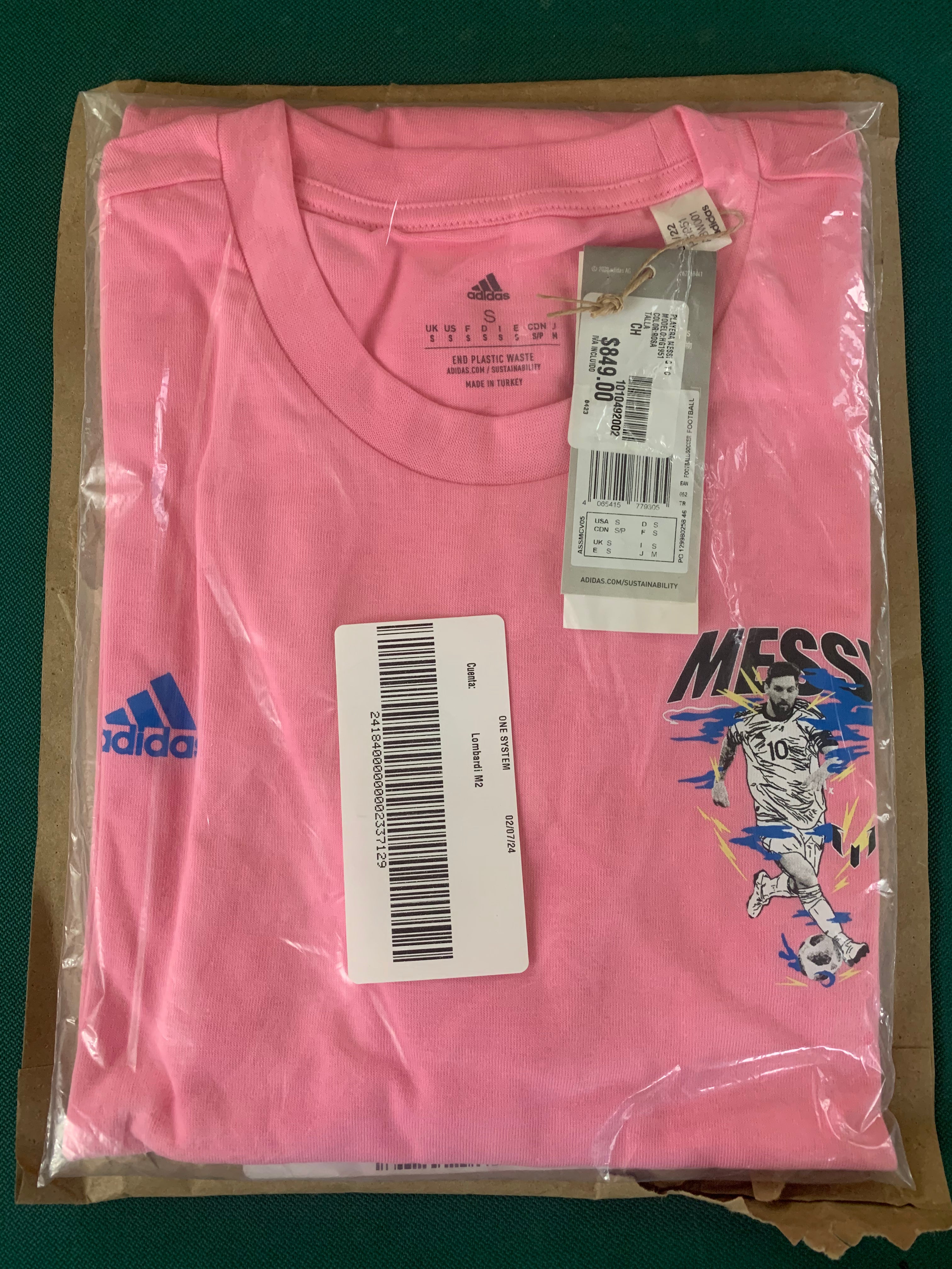 Camiseta de algodón Adidas Messi Icon