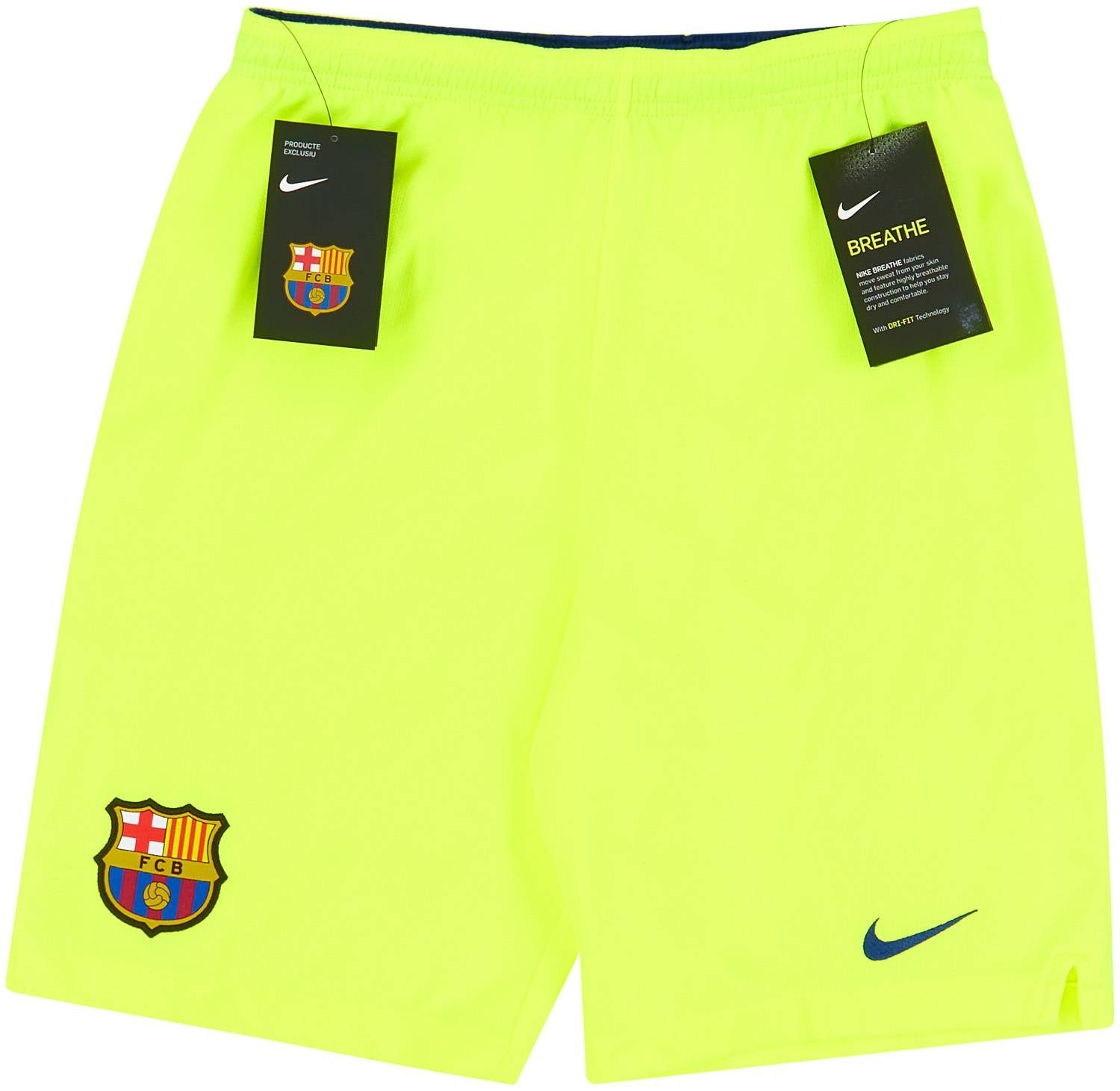 Short amarillo FC Barcelona (PARA NIÑOS)