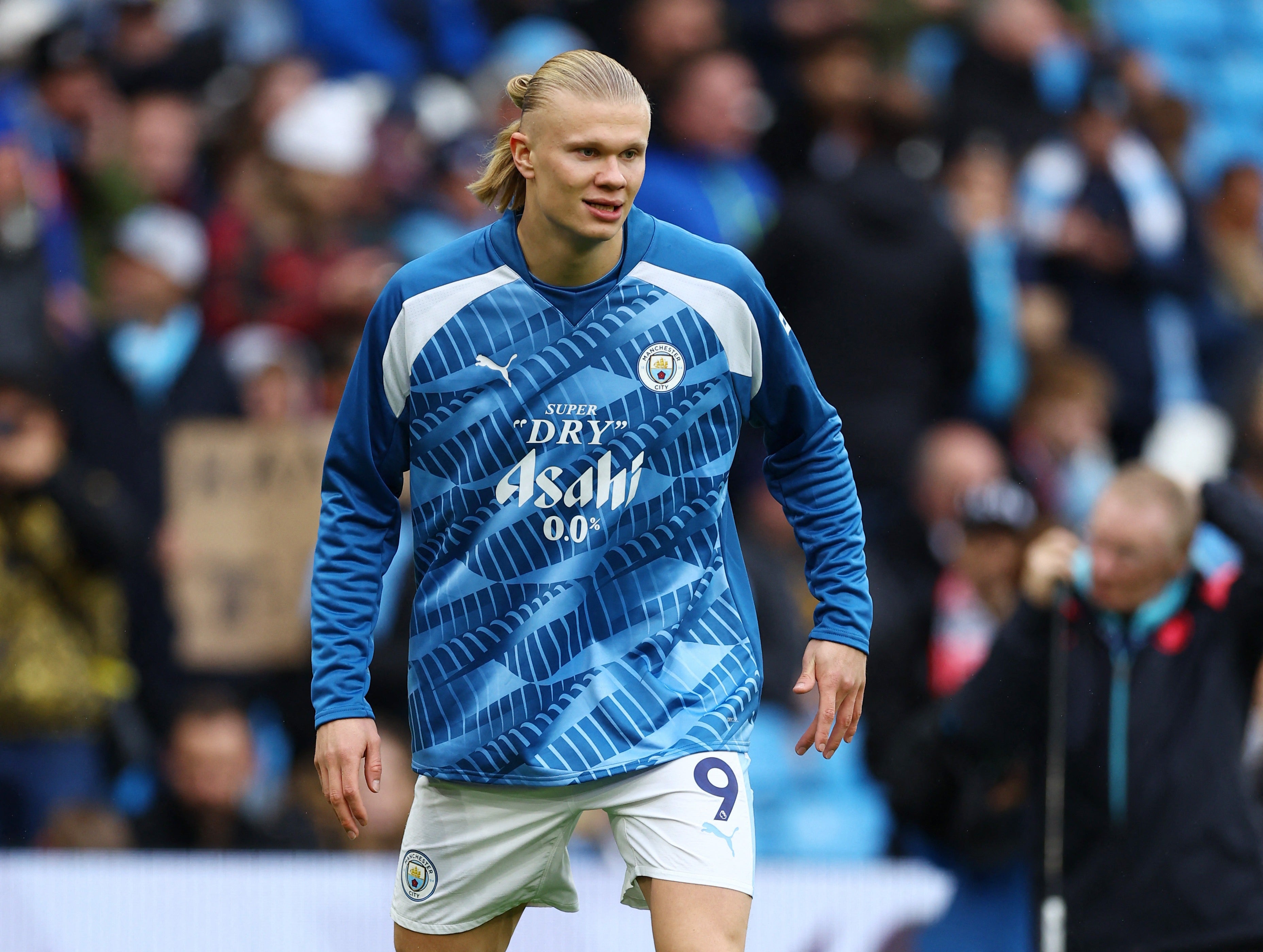 Sudadera prematch Manchester City