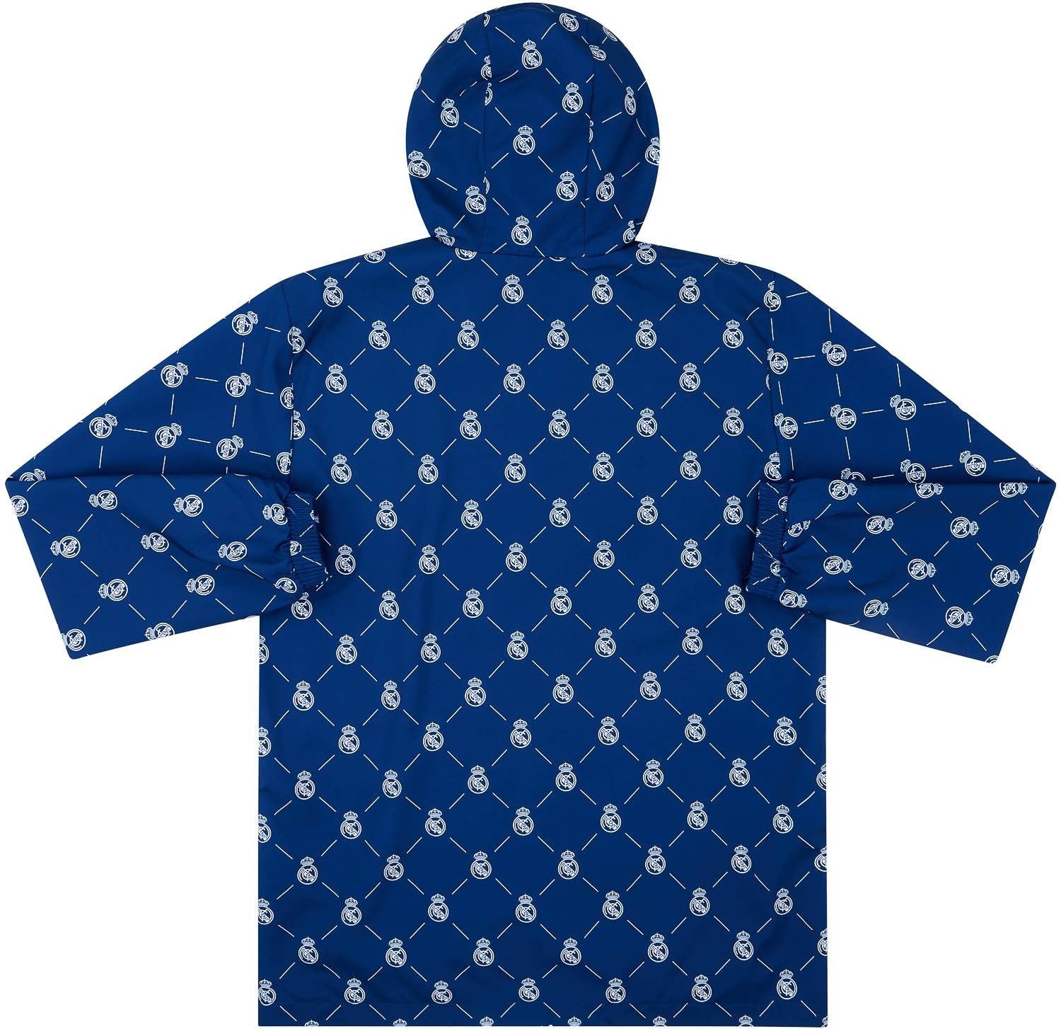 Chamarra estilo rompevientos Real Madrid