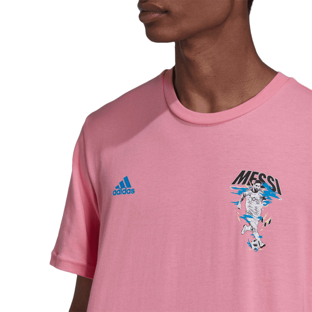 Camiseta de algodón Adidas Messi Icon