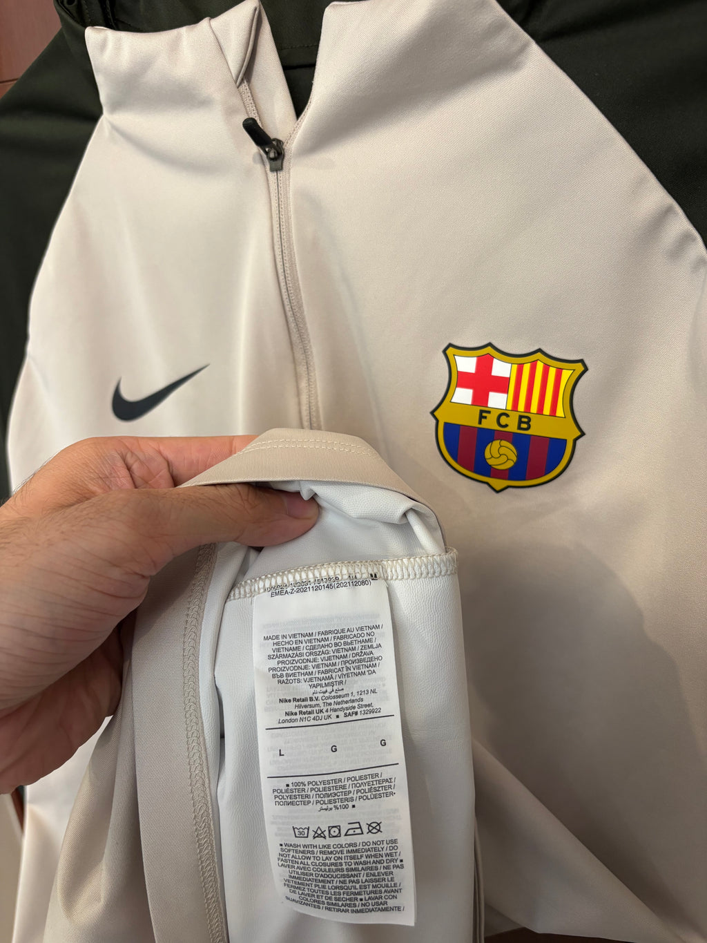 Sudadera de entrenamiento impermeable (Storm-fit) FC Barcelona
