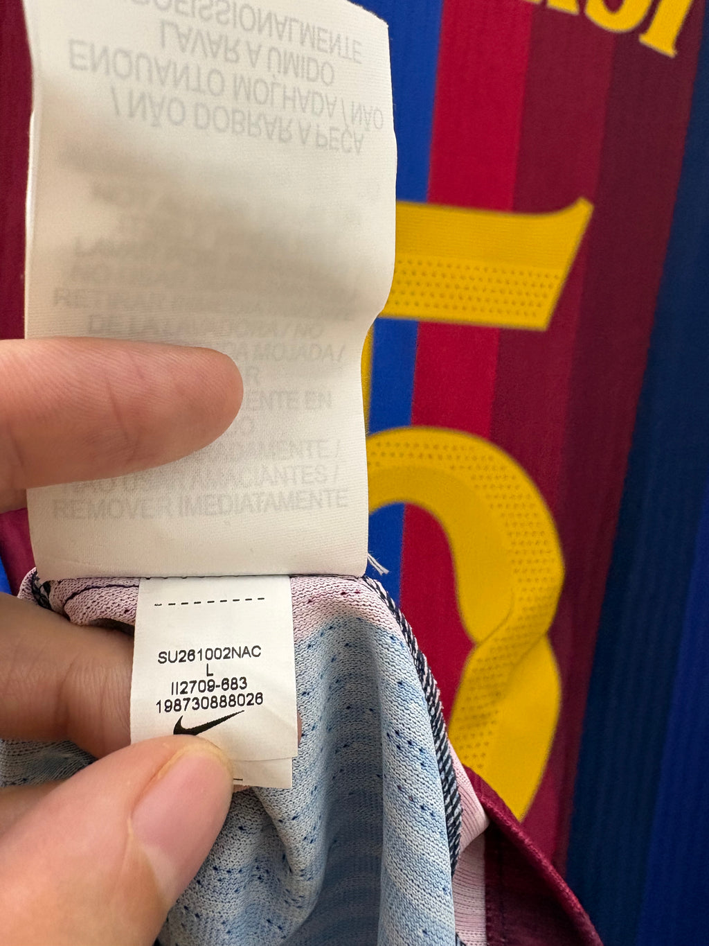 Jersey local FC Barcelona 26/27 CUBARSI CHAMPIONS LEAGUE