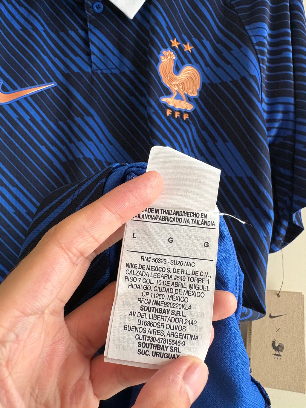 Jersey local Selección Nacional de Francia 2026