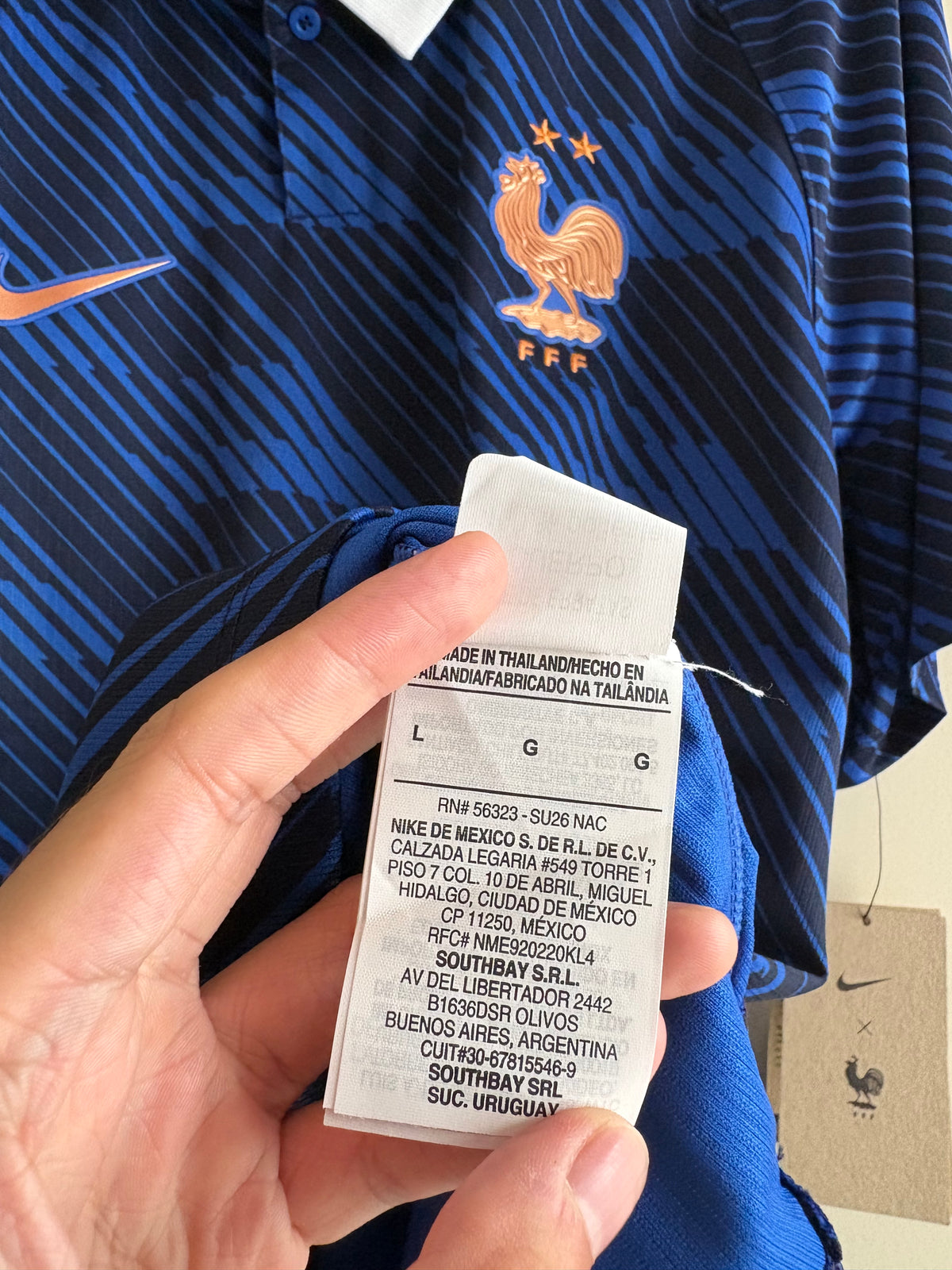 Jersey local Selección Nacional de Francia 2026