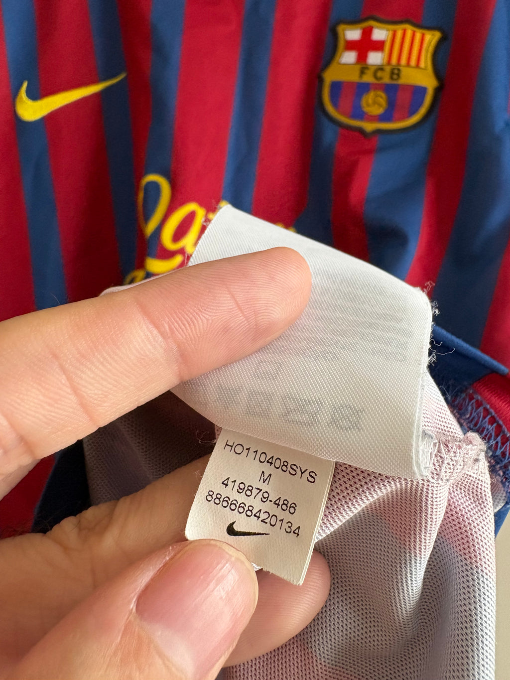 Jersey local  FC Barcelona 11/12