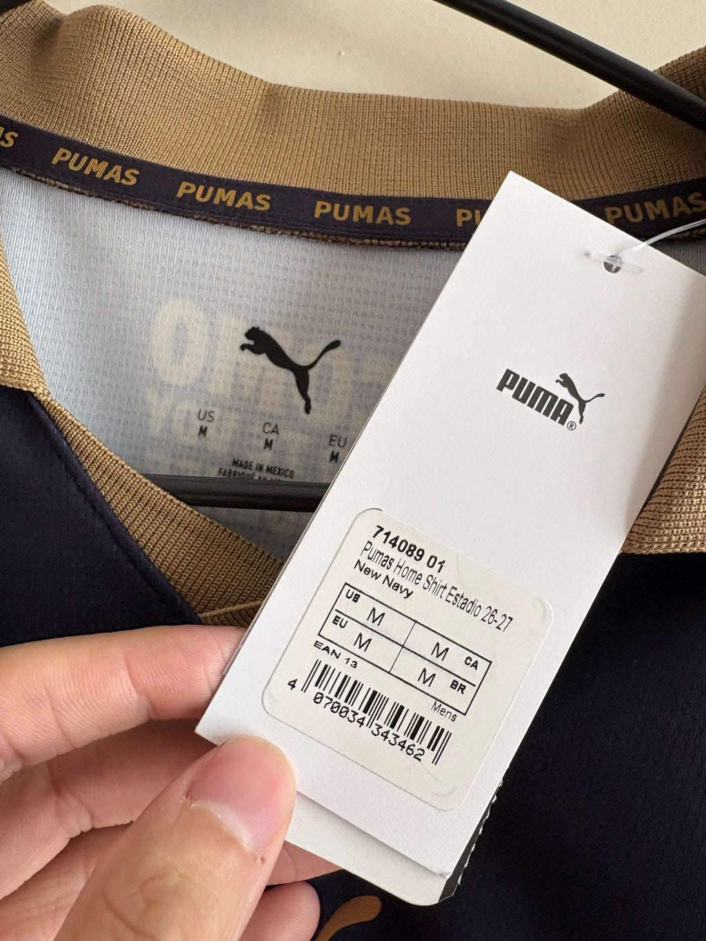 Jersey local Pumas UNAM 2026/27