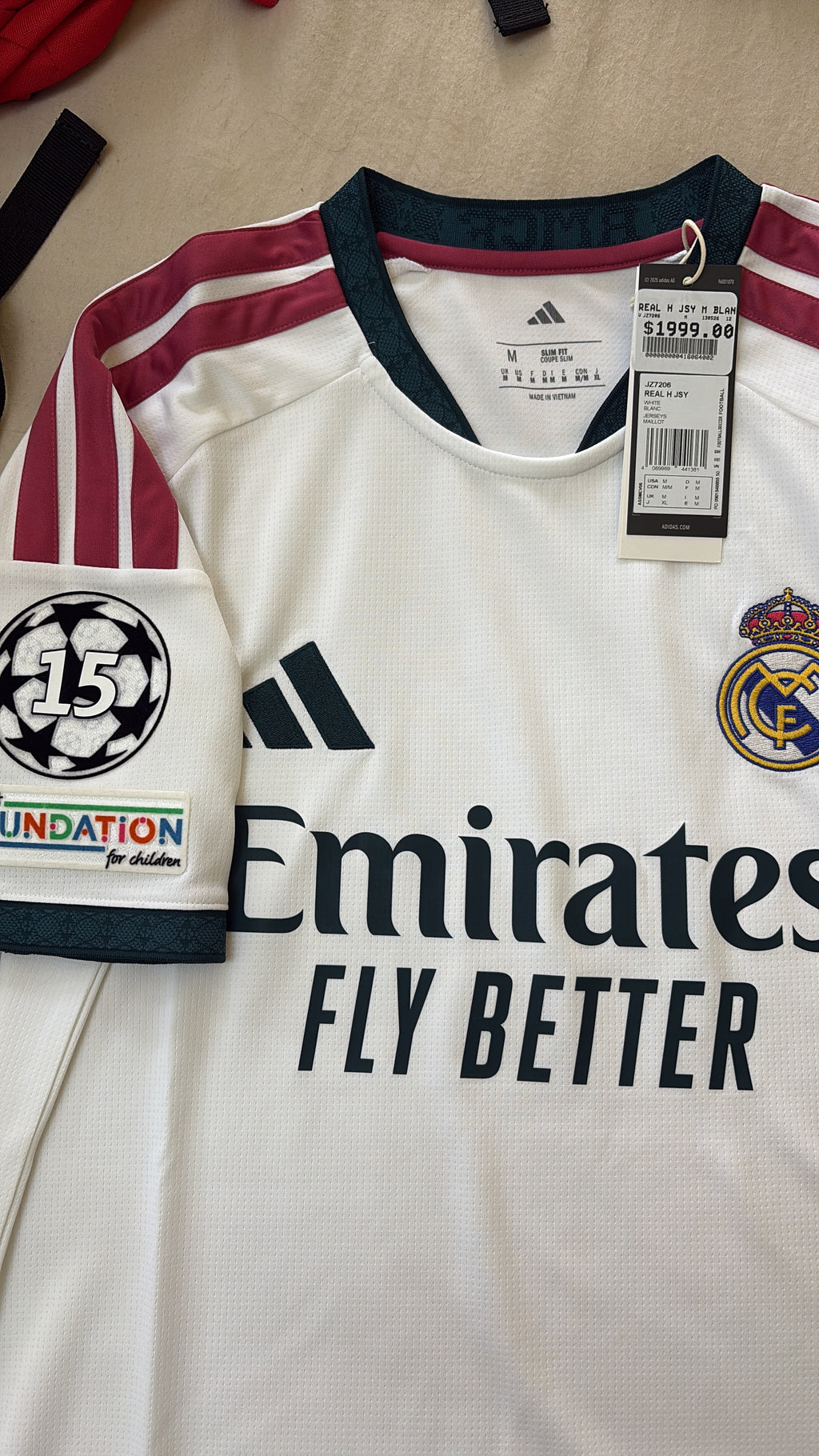 Set Parches Champions League Real Madrid 2026/27