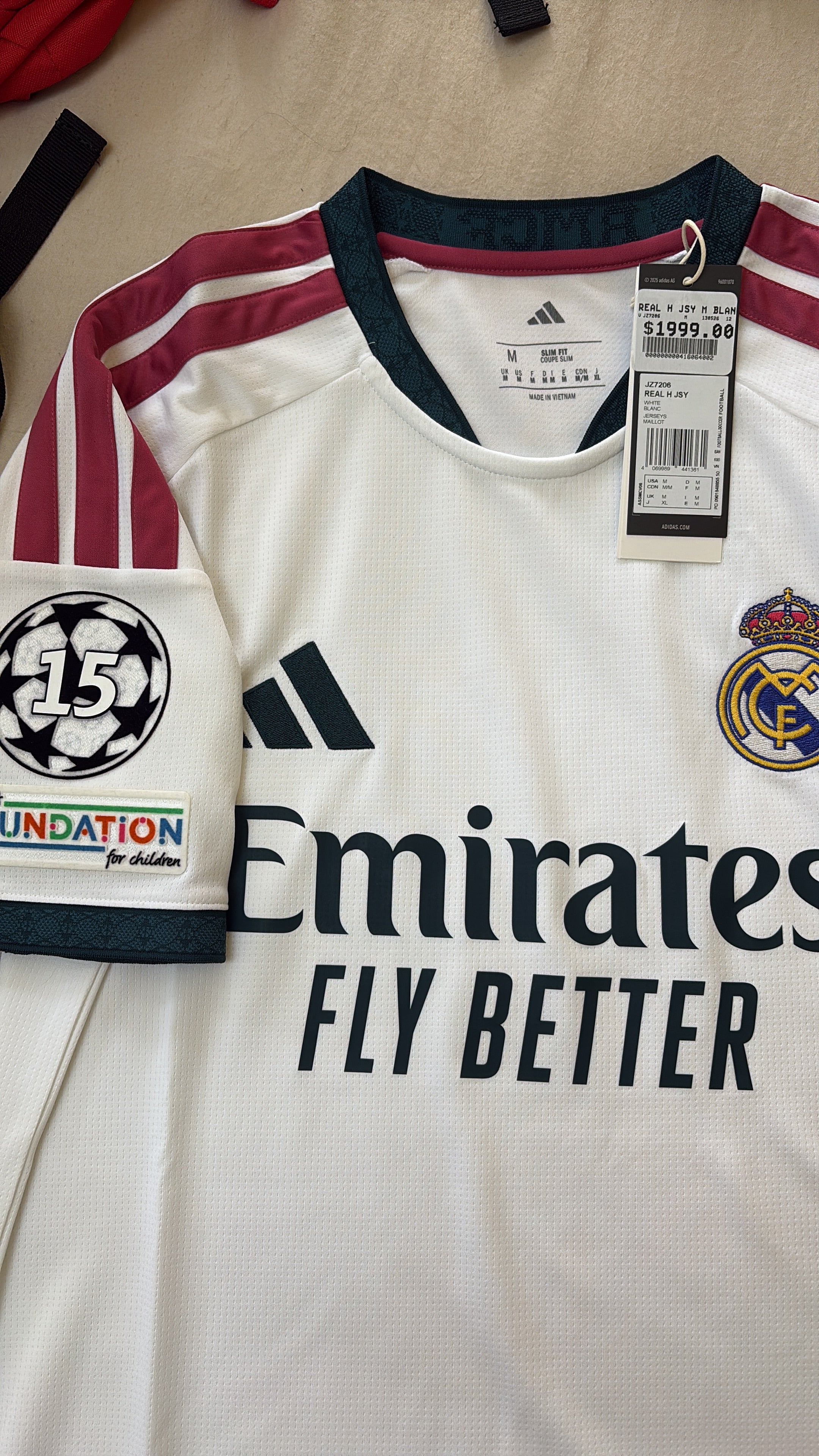 Set Parches Champions League Real Madrid 2026/27