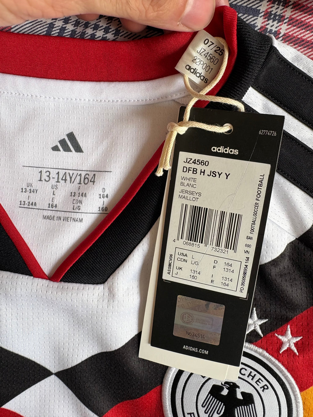 Jersey local Selección Nacional de Alemania (PARA NIÑOS)