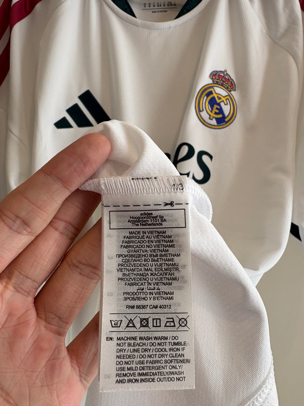 Jersey local Real Madrid 26/27