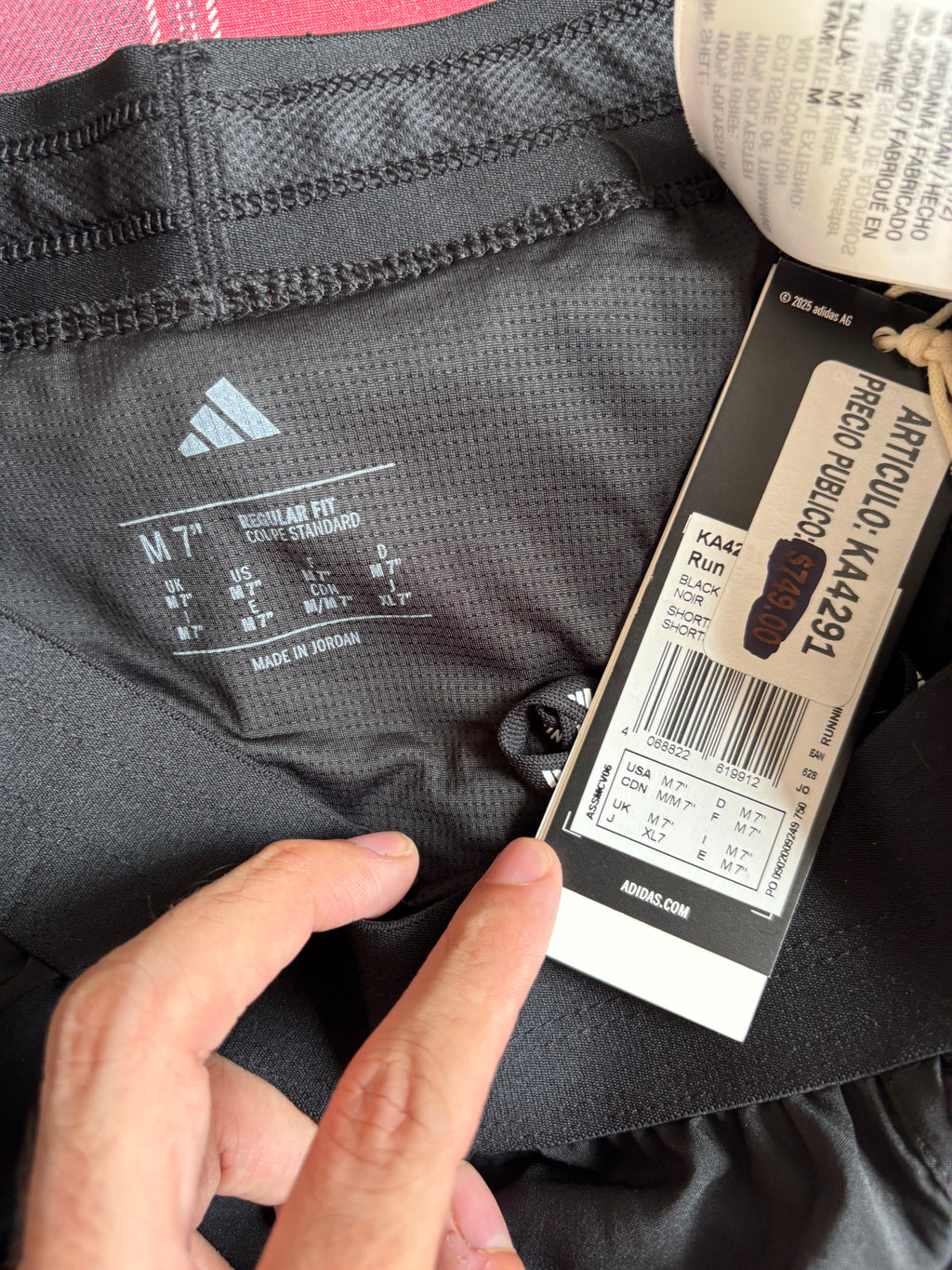 Short de entrenamiento Adidas 365 Running M7
