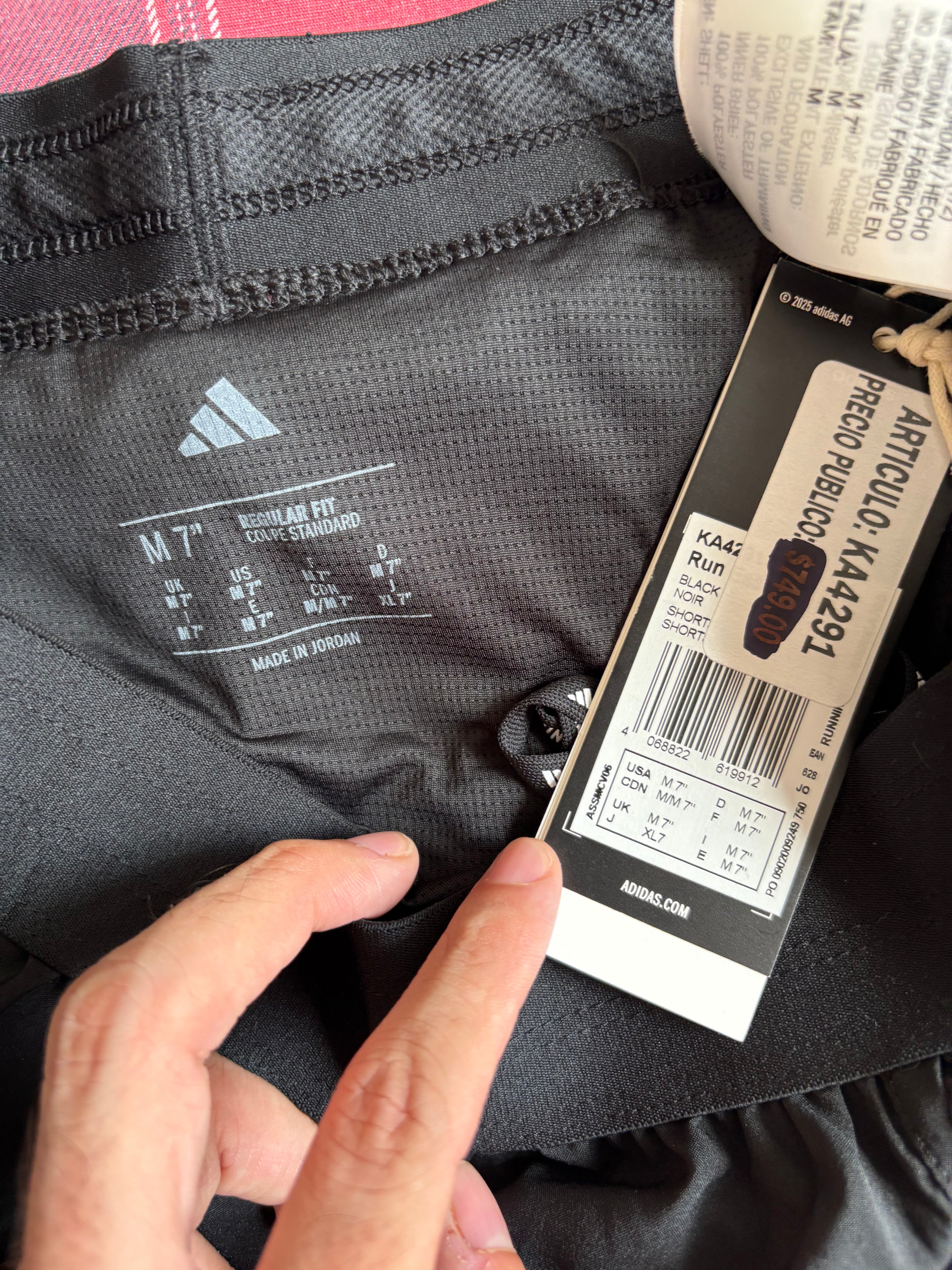 Short de entrenamiento Adidas 365 Running M7