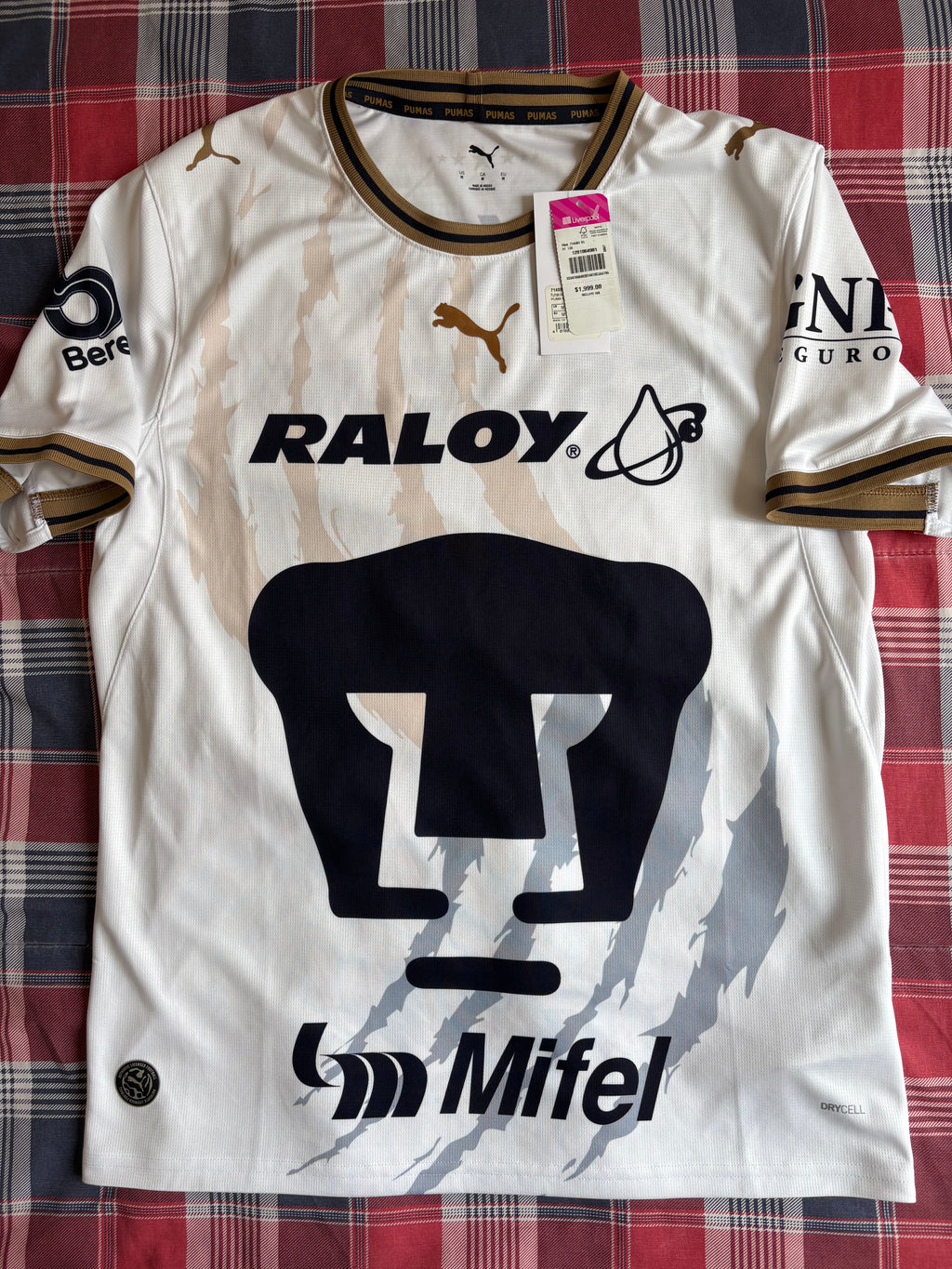 Jersey visitante Pumas UNAM 2026/27