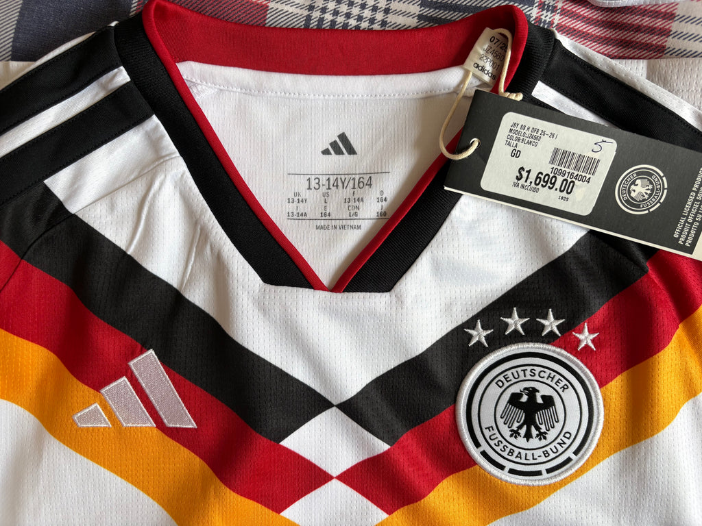 Jersey local Selección Nacional de Alemania (PARA NIÑOS)
