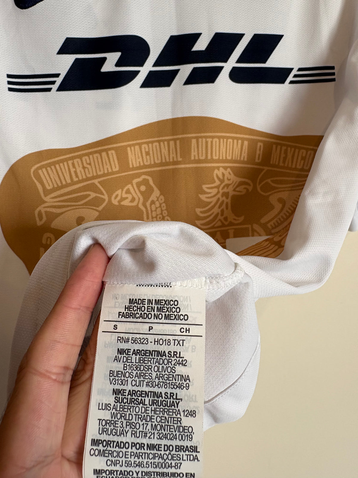 Jersey local Pumas UNAM 18/19