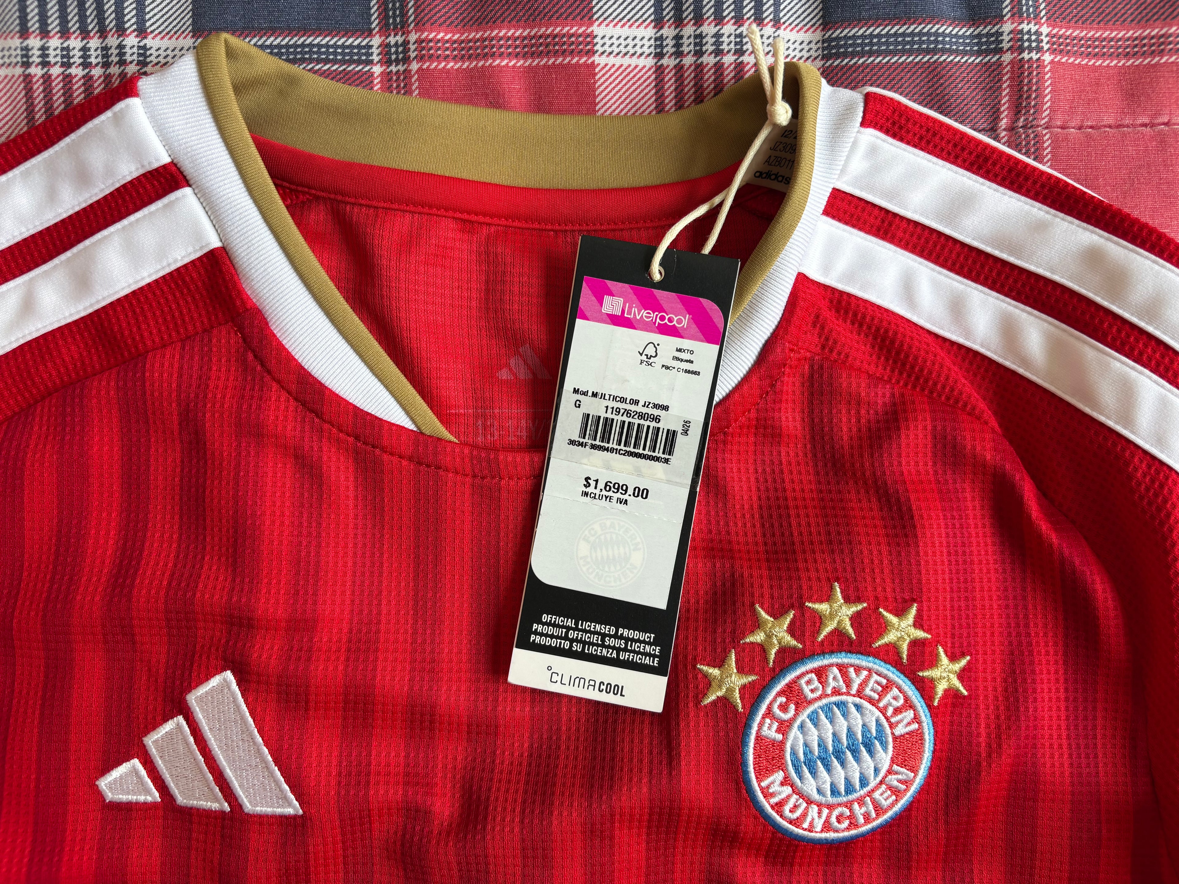 Jersey local FC Bayern Munich 26/27 (PARA NIÑOS)