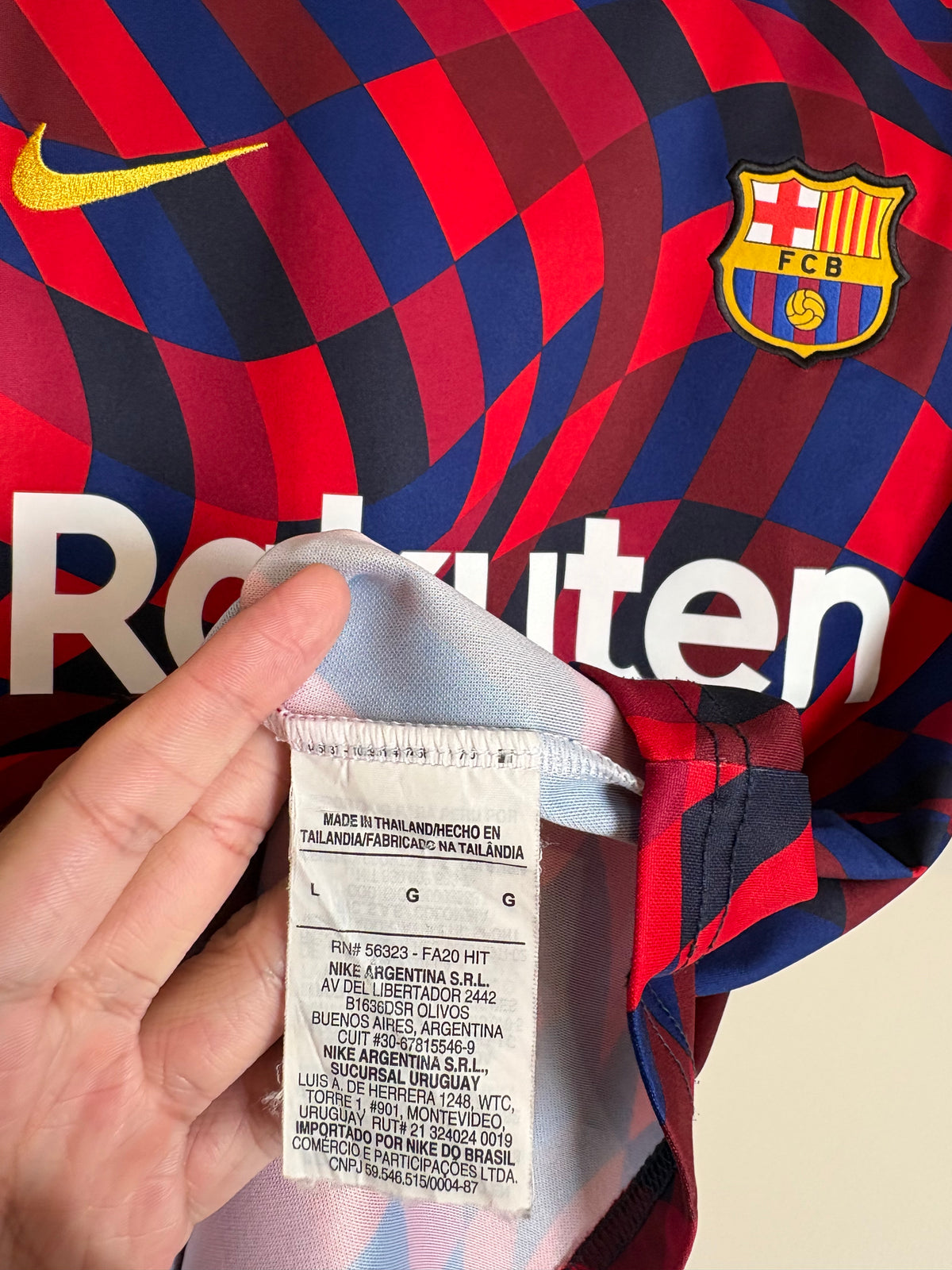 Jersey original prematch 20/21 FC Barcelona