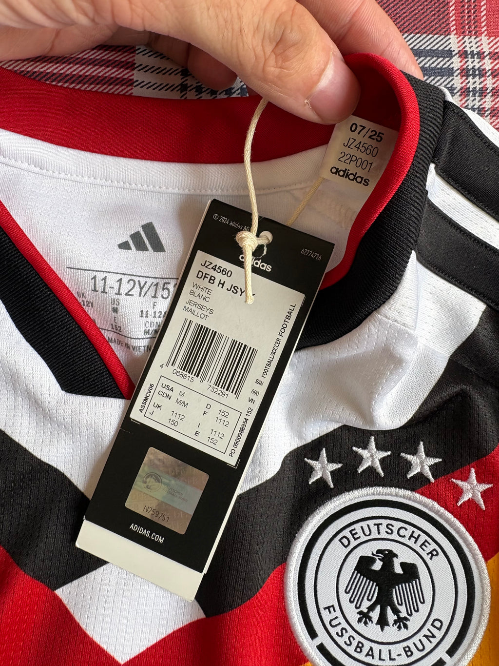 Jersey local Selección Nacional de Alemania (PARA NIÑOS)