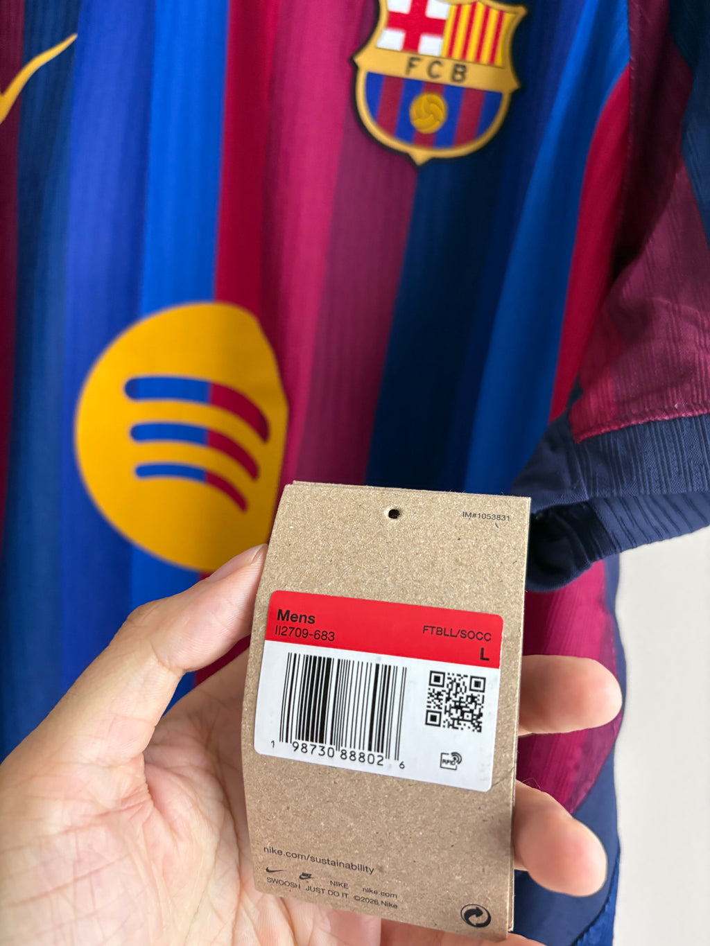 Jersey local FC Barcelona 26/27 CUBARSI CHAMPIONS LEAGUE