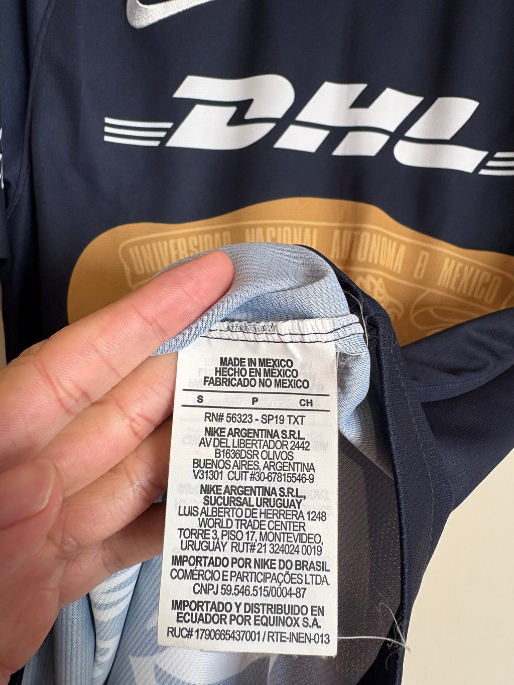 Jersey original Tercera equipación Pumas UNAM 18/19