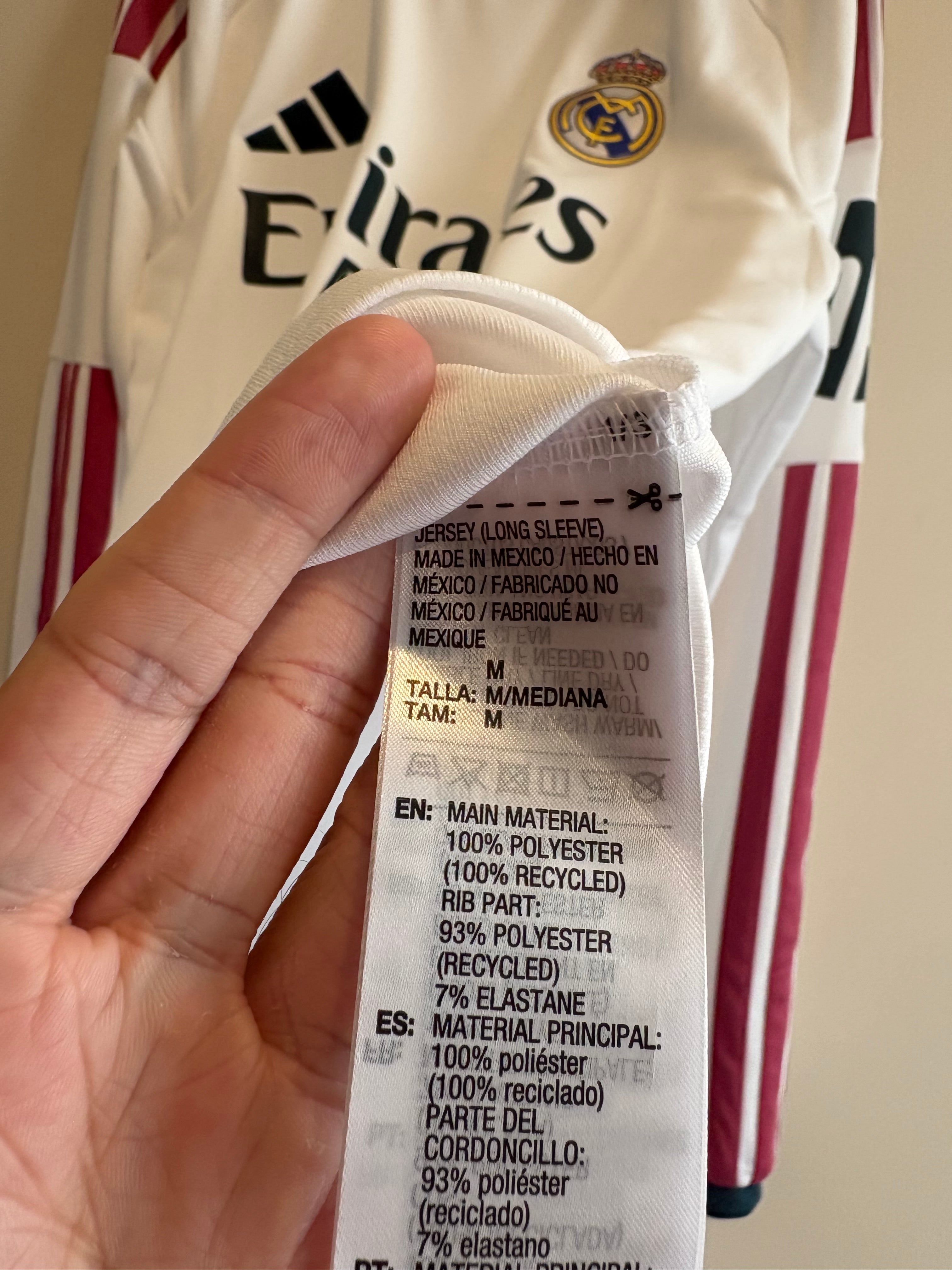 Jersey local Real Madrid 26/27 MANGA LARGA
