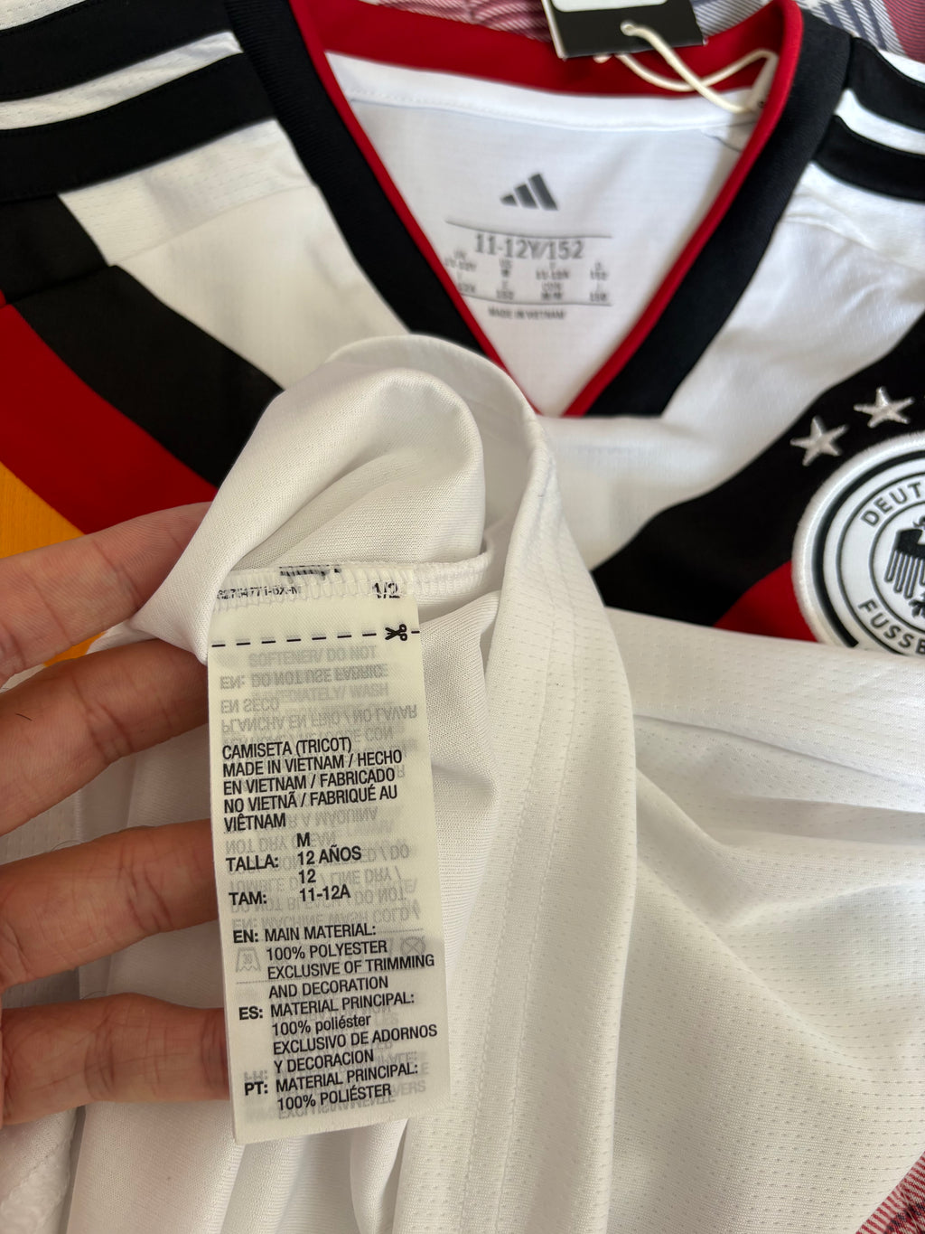 Jersey local Selección Nacional de Alemania (PARA NIÑOS)
