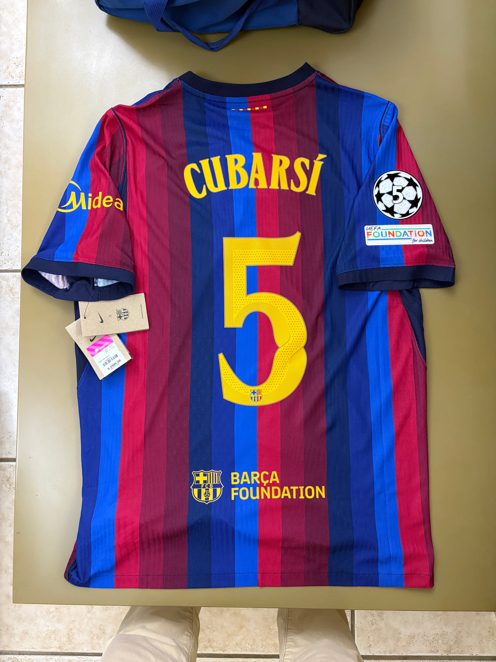 Jersey local FC Barcelona 26/27 CUBARSI CHAMPIONS LEAGUE