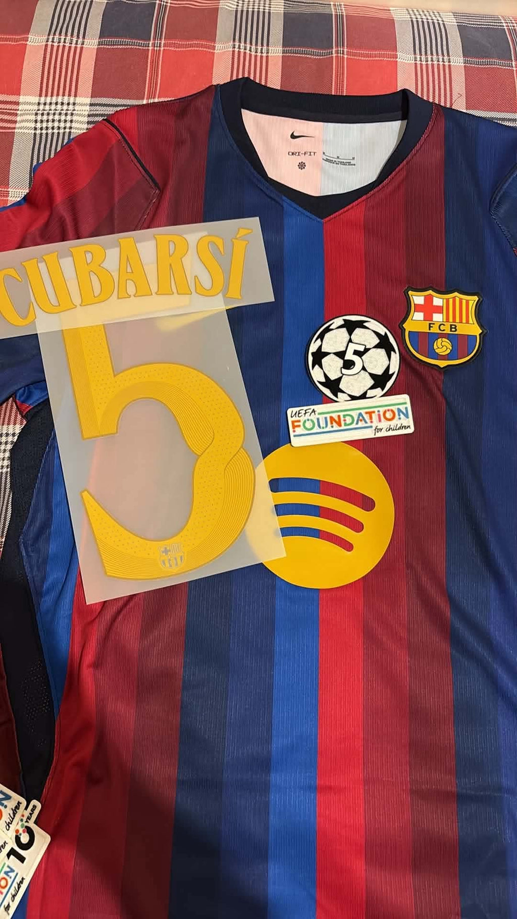 Dorsal Original CUBARSI 2026/27