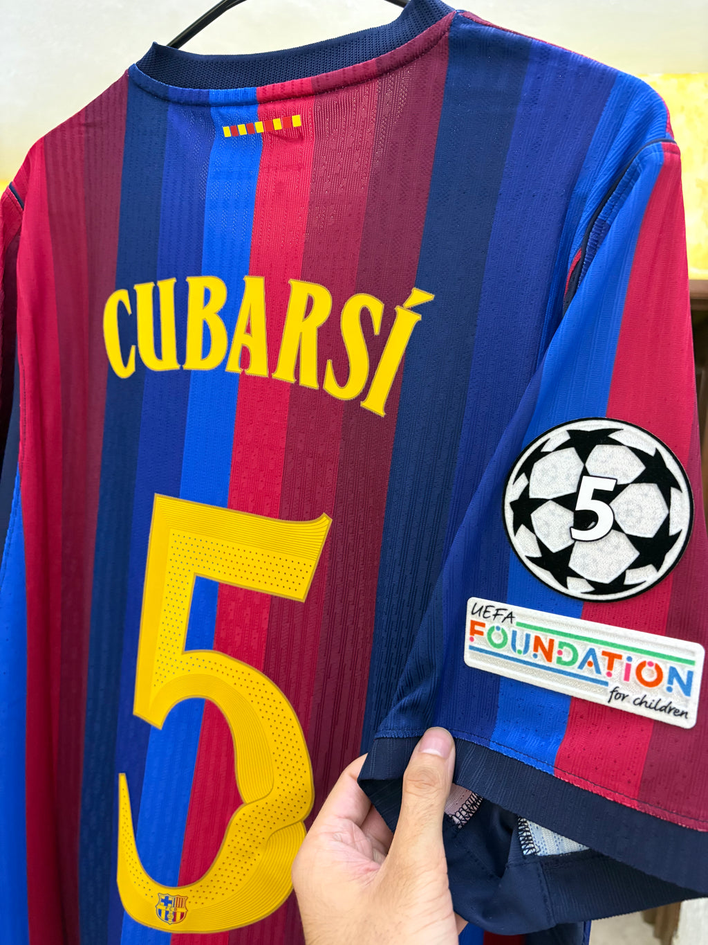 Jersey local FC Barcelona 26/27 CUBARSI CHAMPIONS LEAGUE