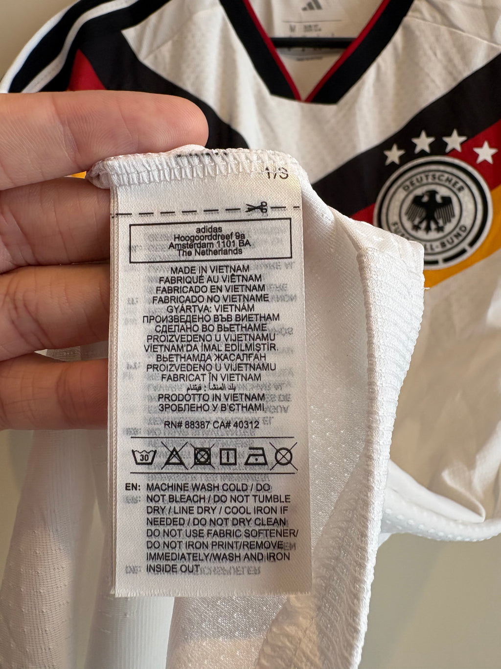 Jersey local Selección Nacional de Alemania 2026