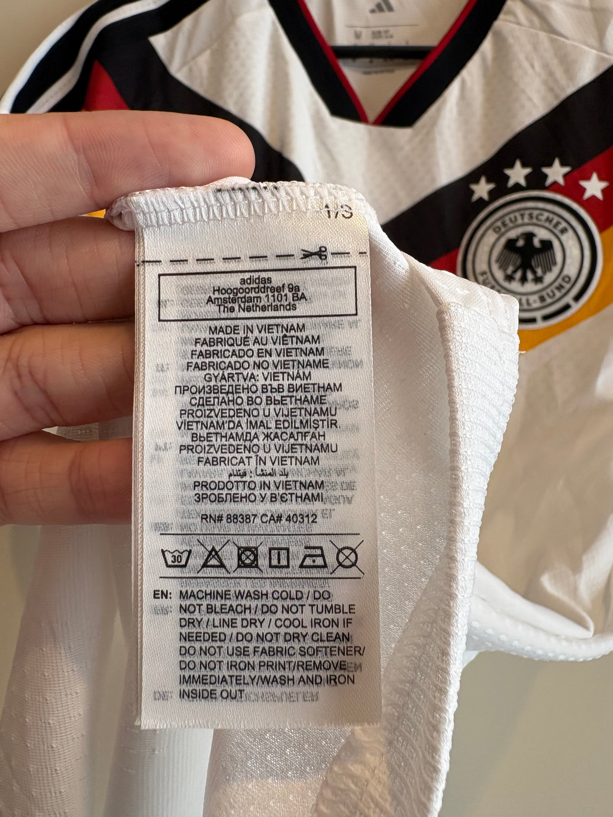 Jersey local Selección Nacional de Alemania 2026